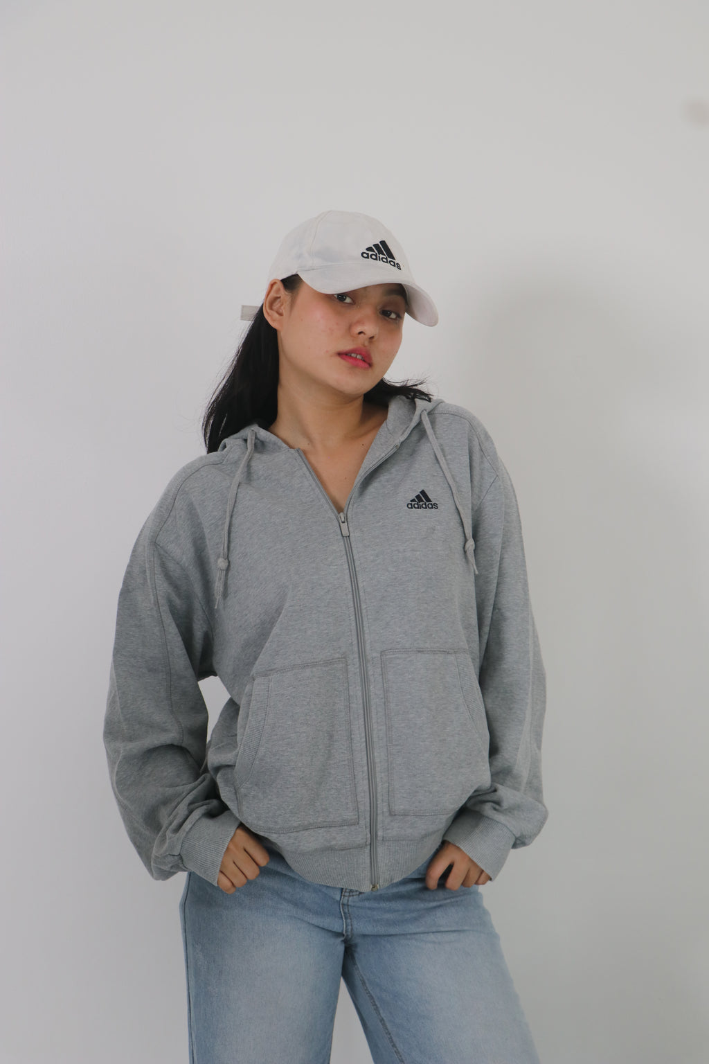 Adidas zipper hoodie