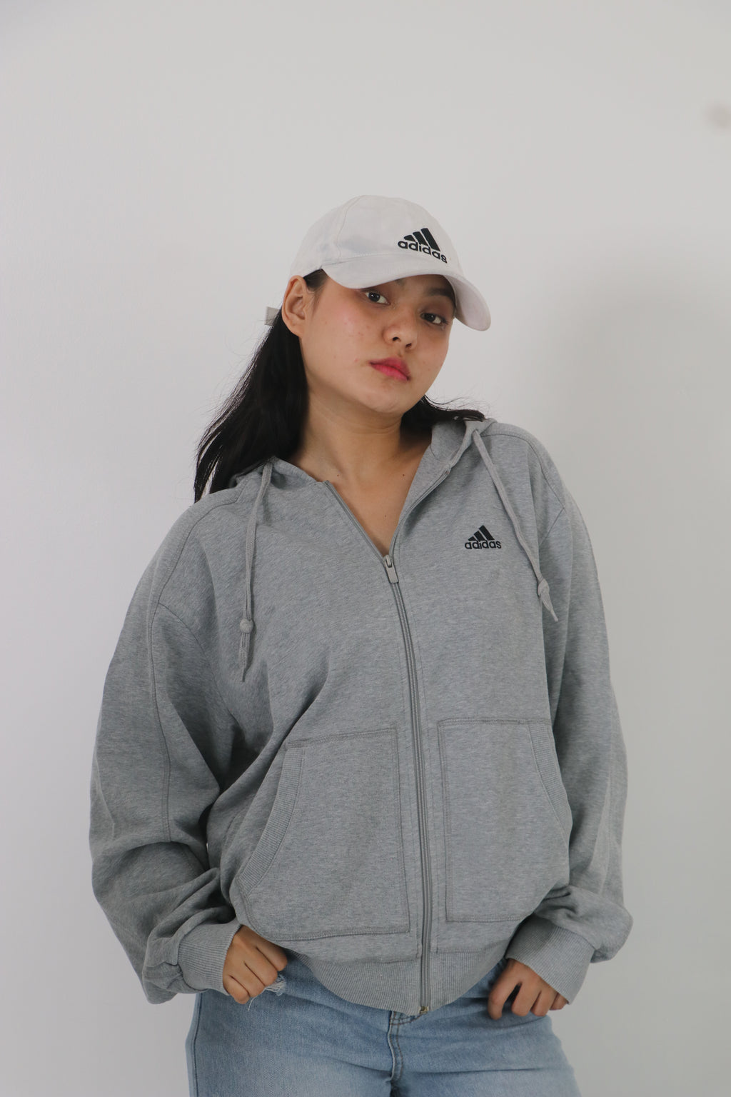 Adidas zipper hoodie