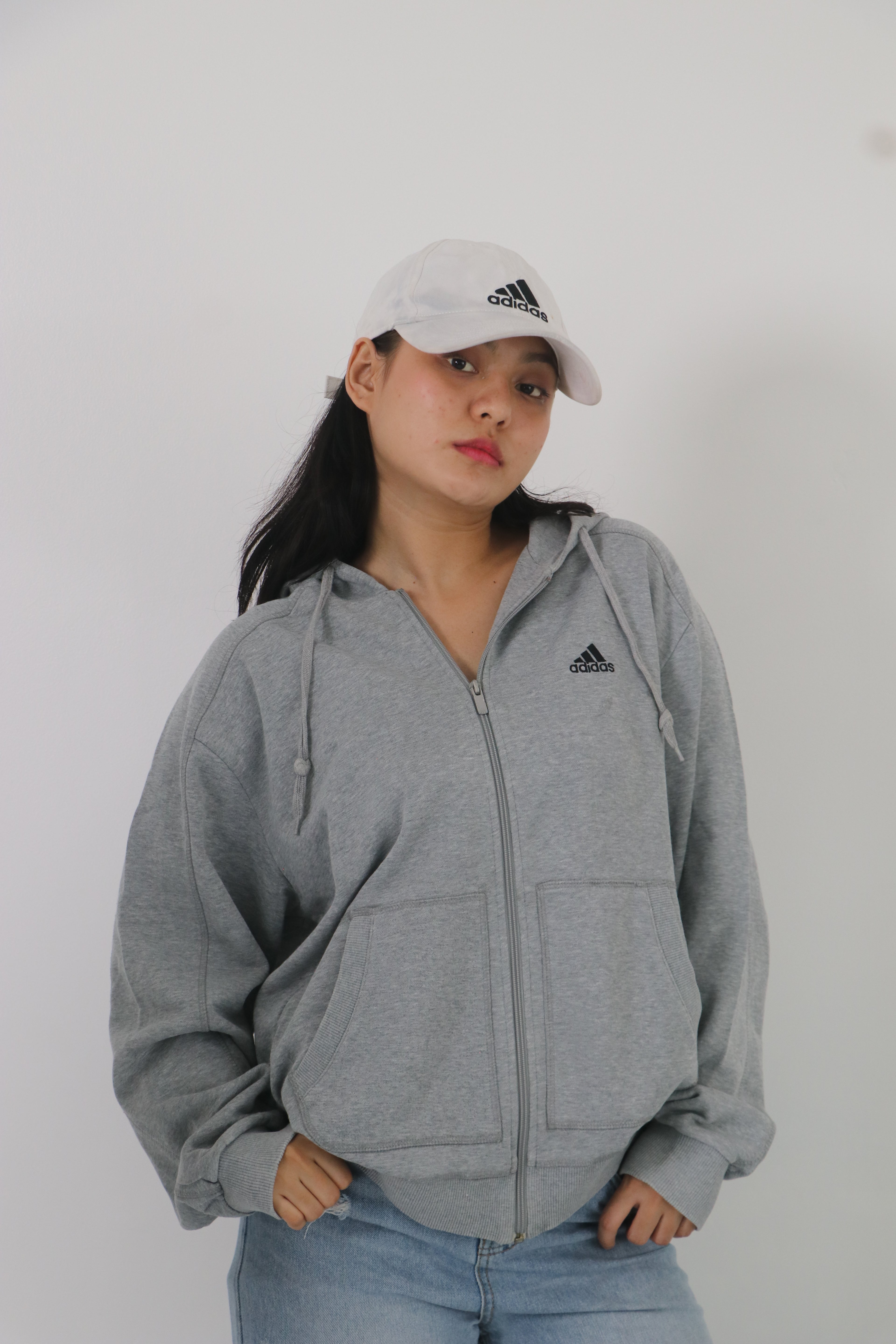 Adidas zipper hoodie
