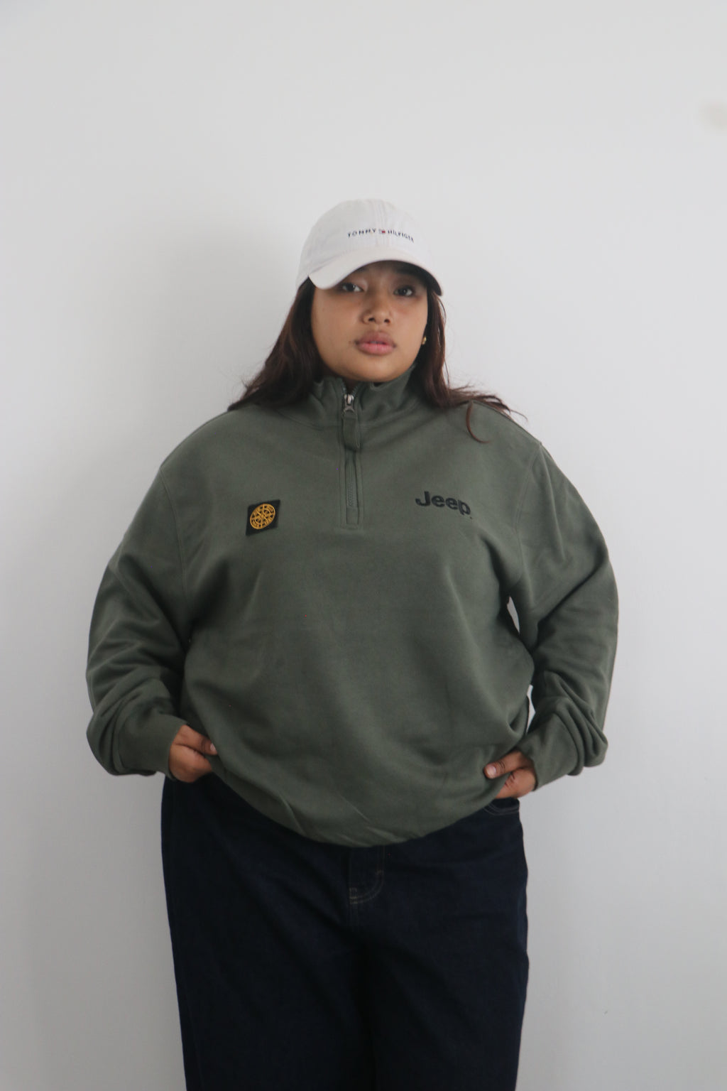 Jeep half zipper sweatshirt