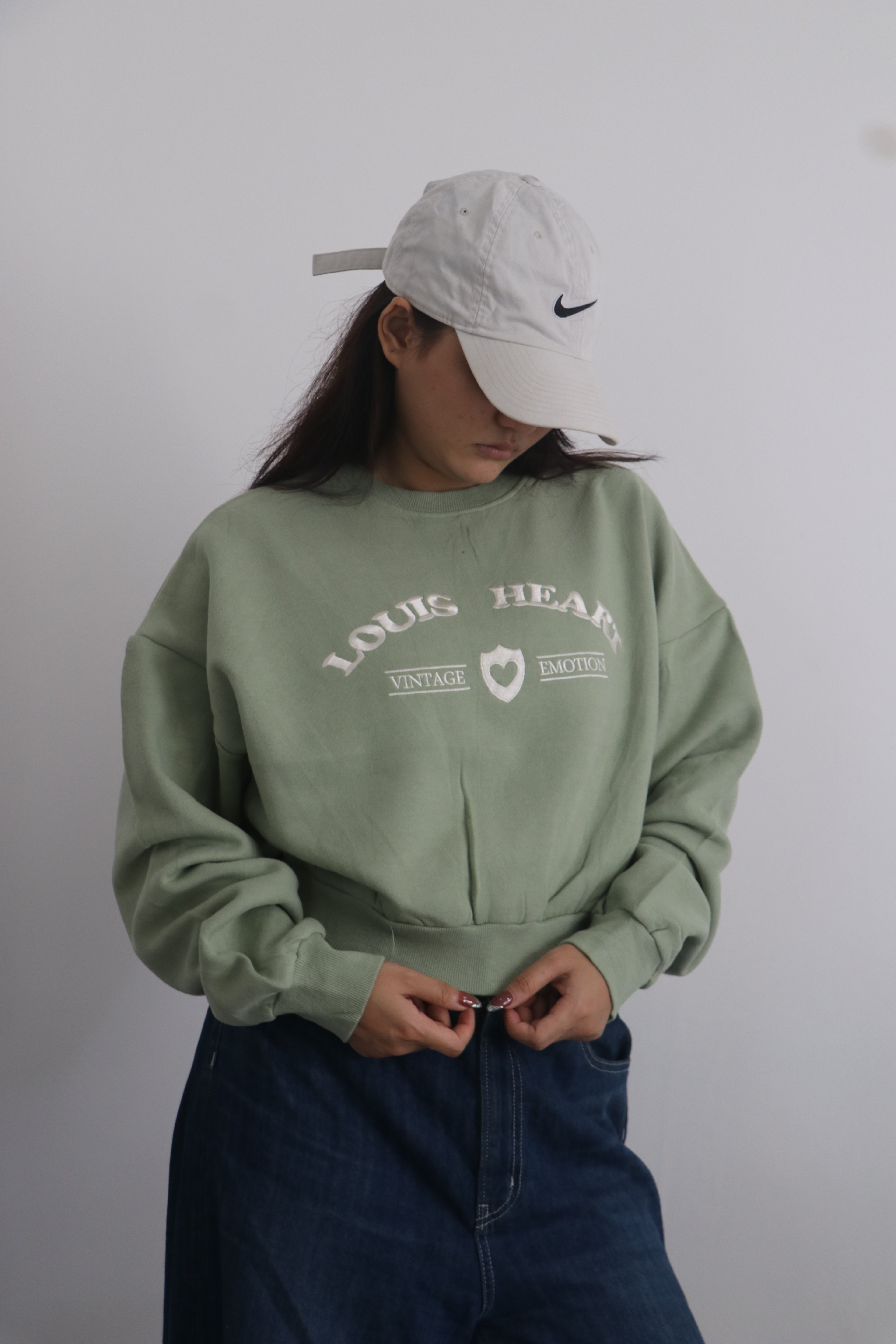 Cropped sweatshirt