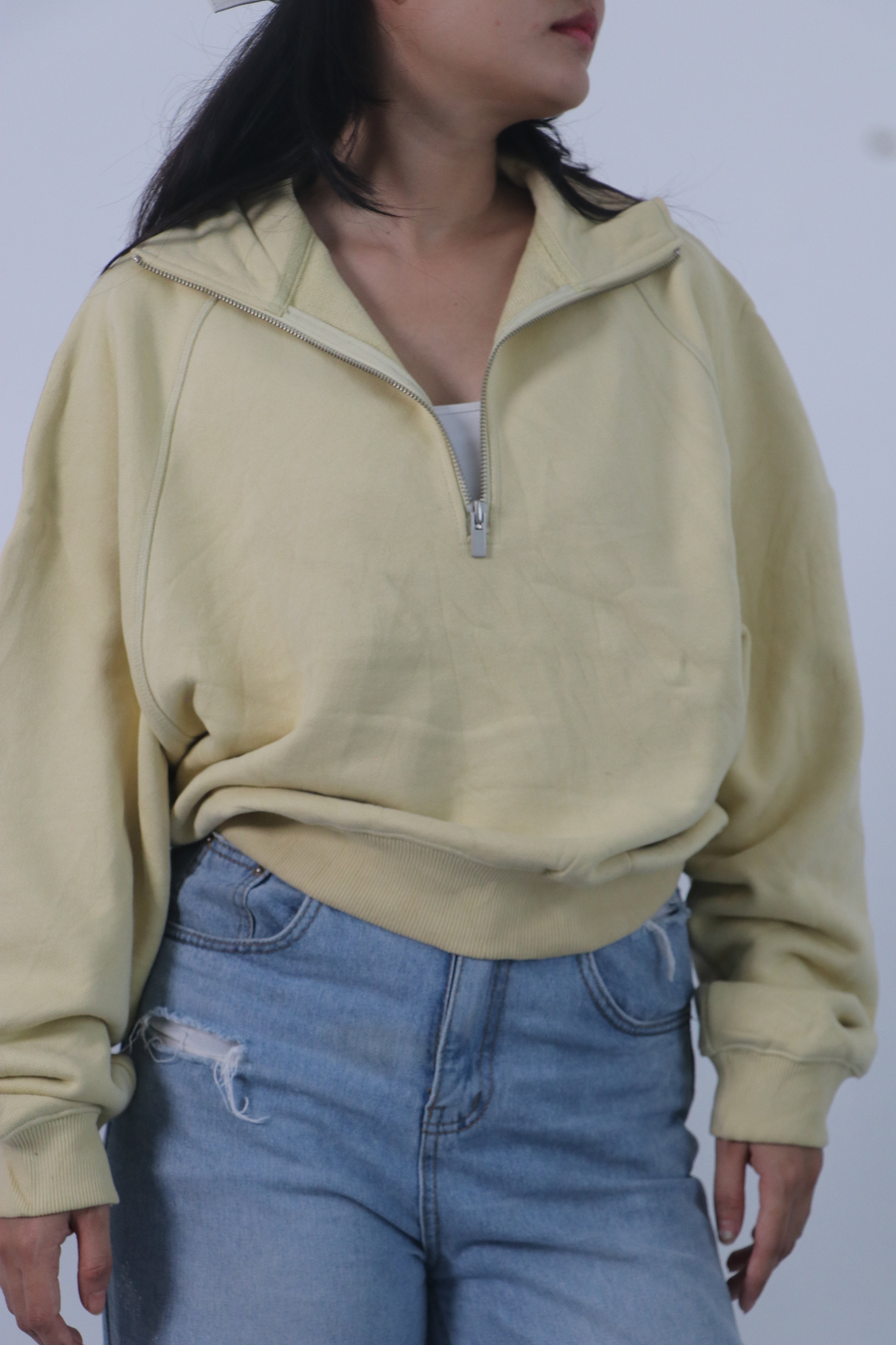 Half zipper sweatshirt
