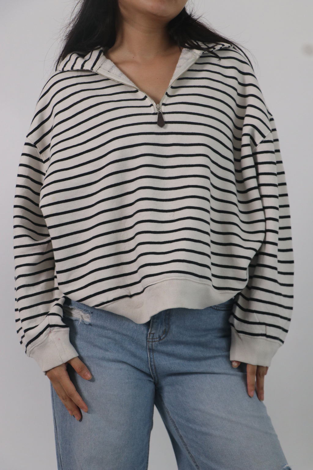 Half zipper sweatshirt