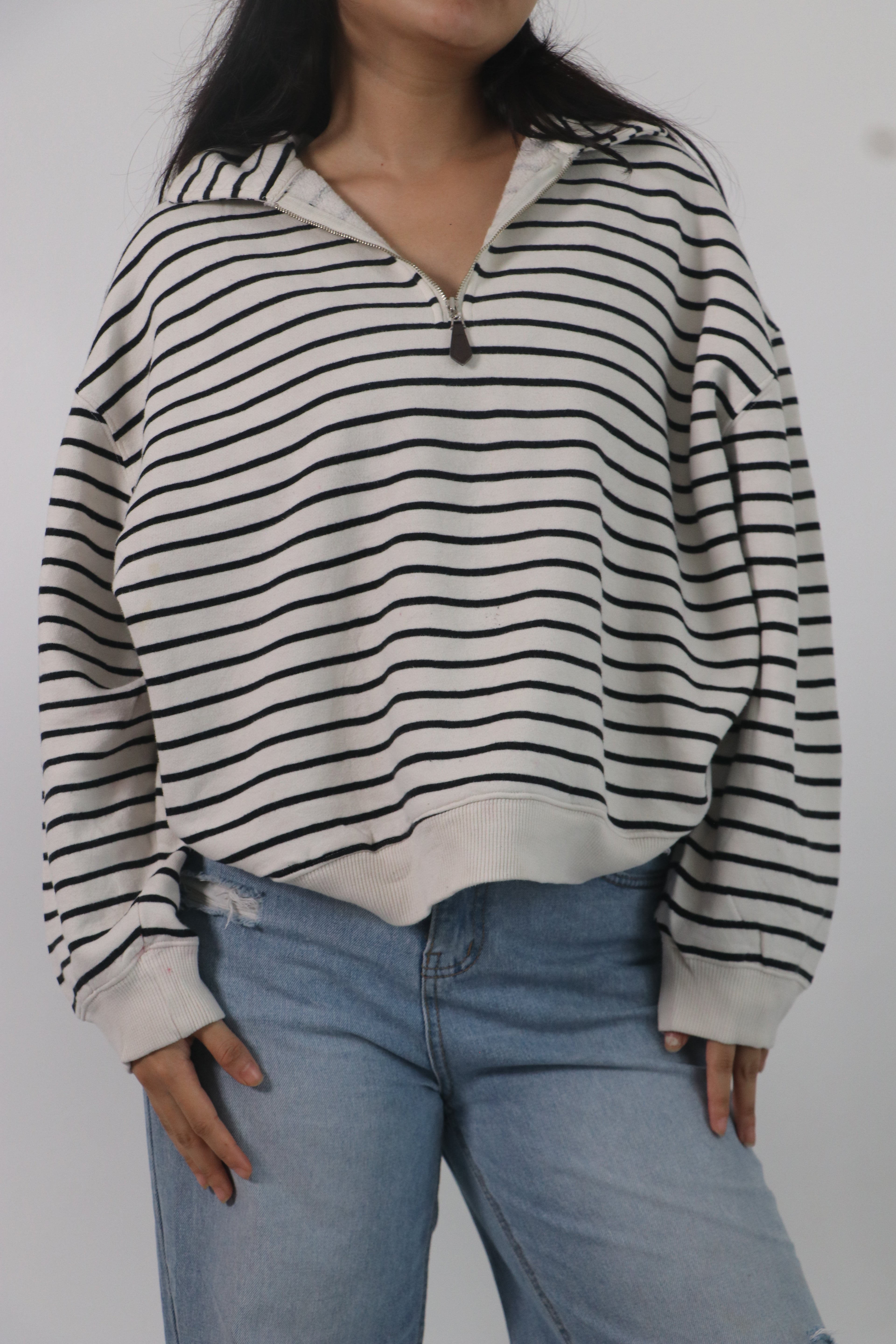 Half zipper sweatshirt