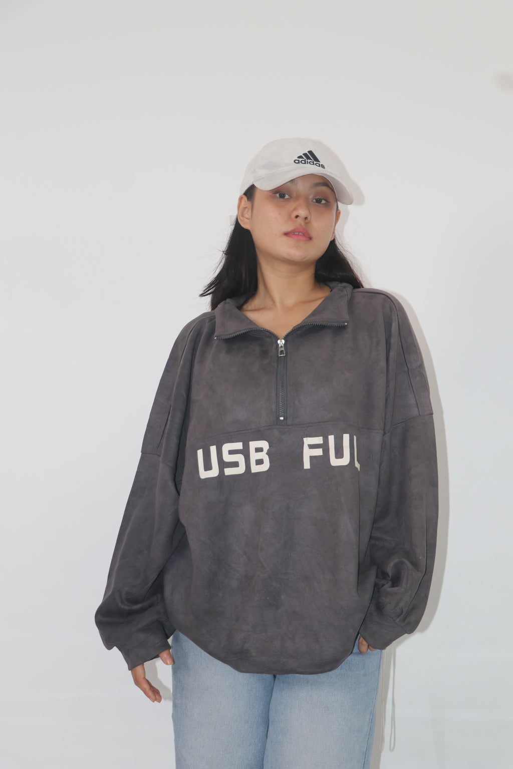 Half zipper sweatshirt