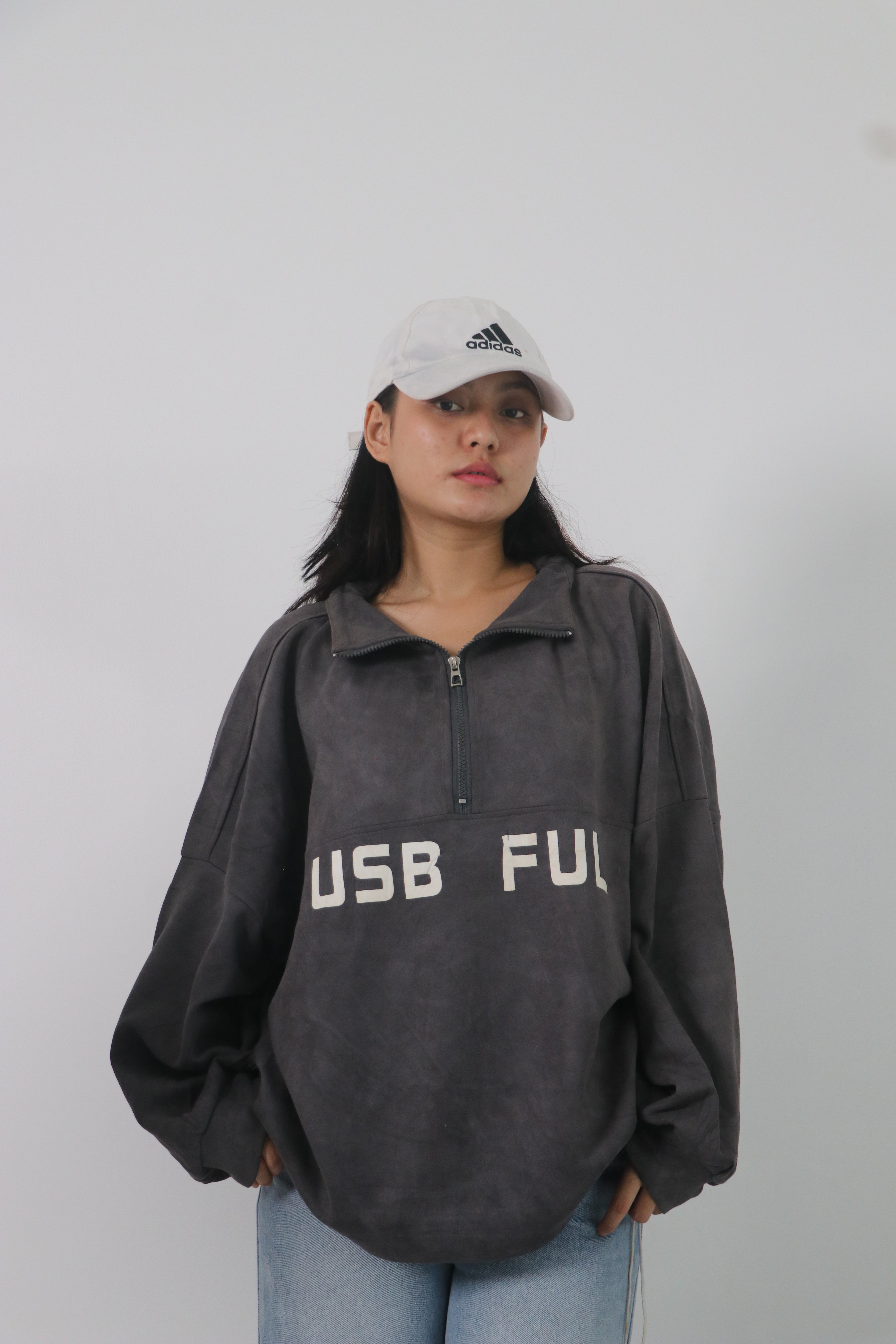 Half zipper sweatshirt