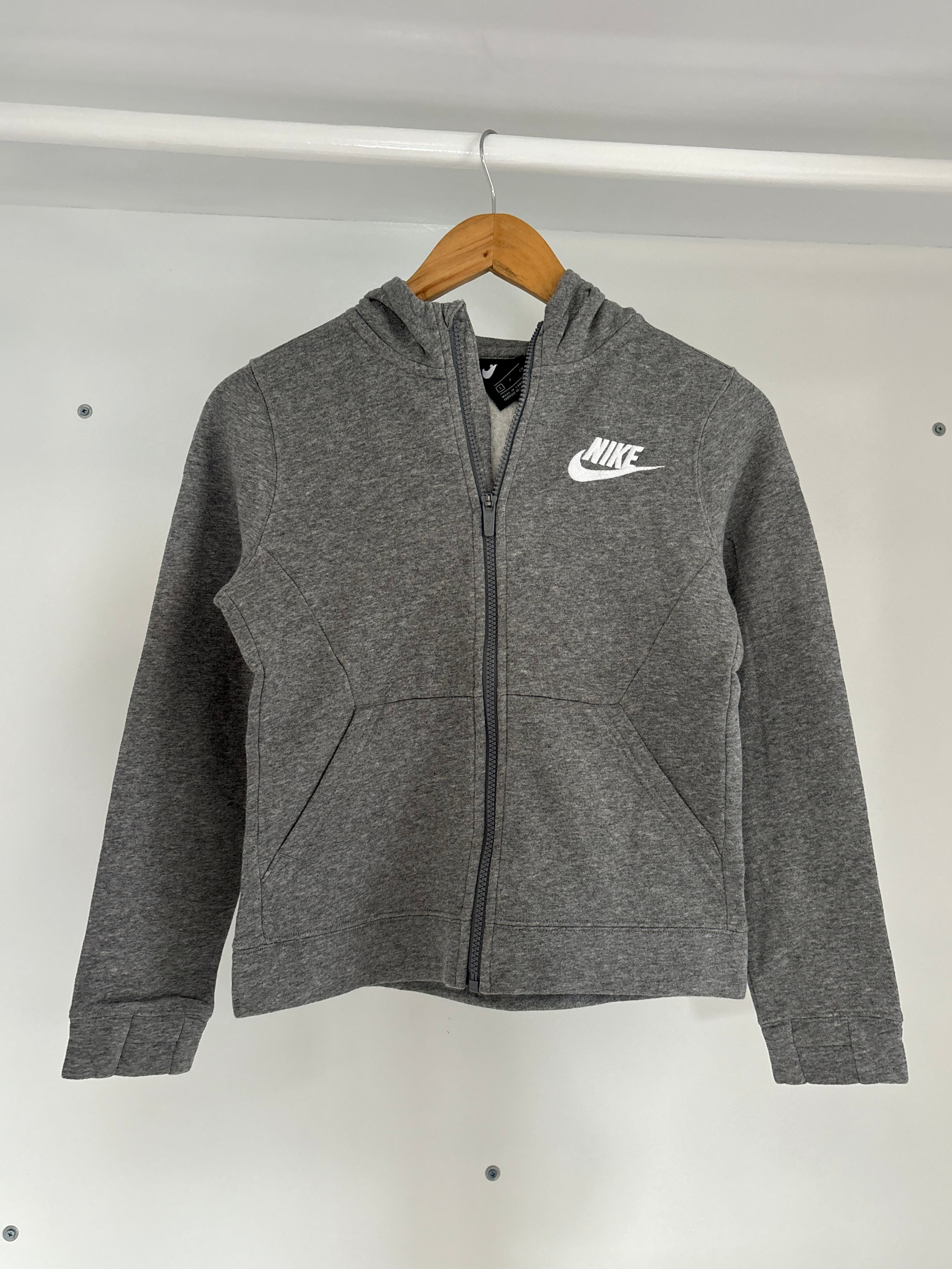Nike zipper hoodie.