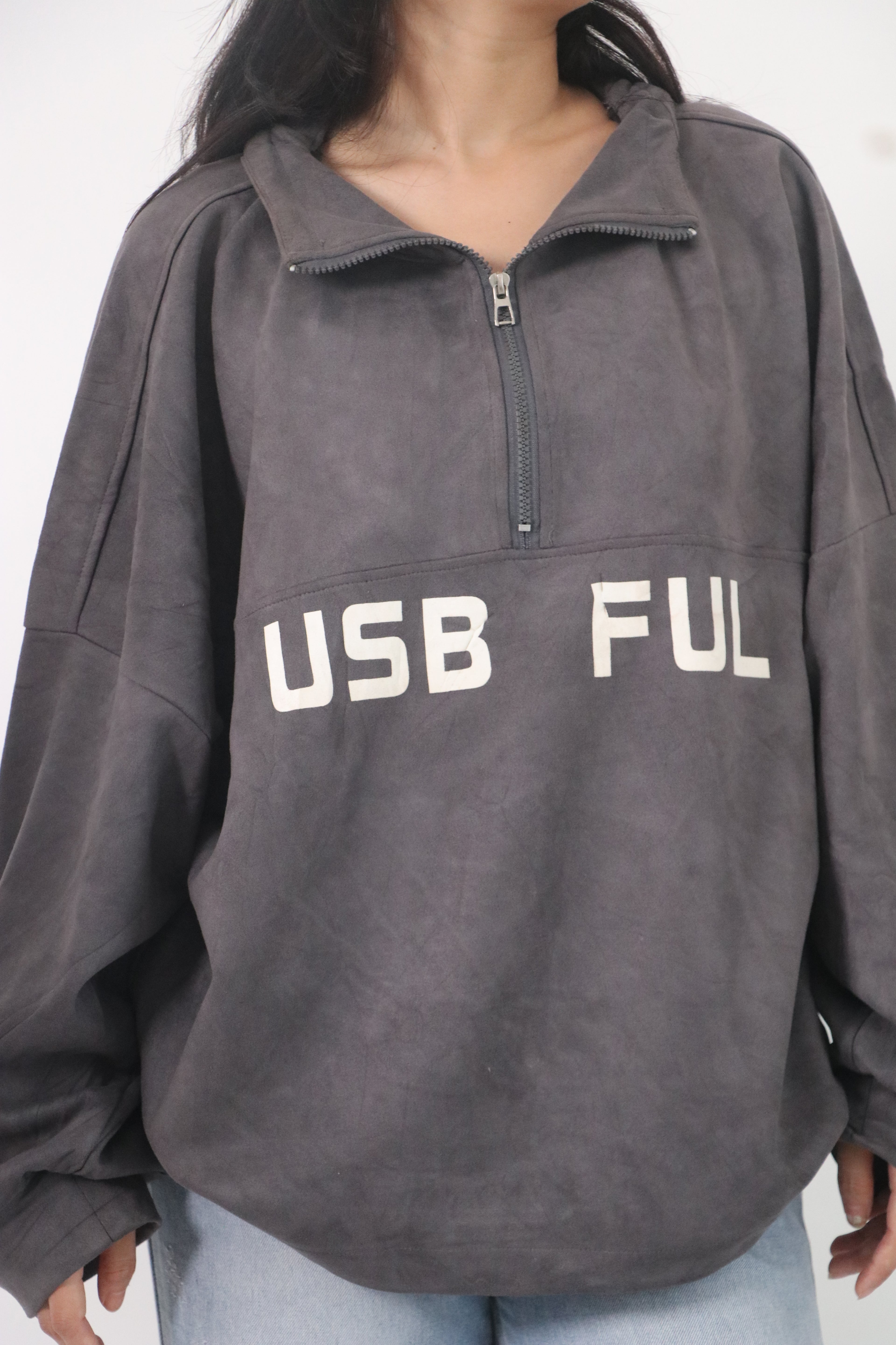 Half zipper sweatshirt