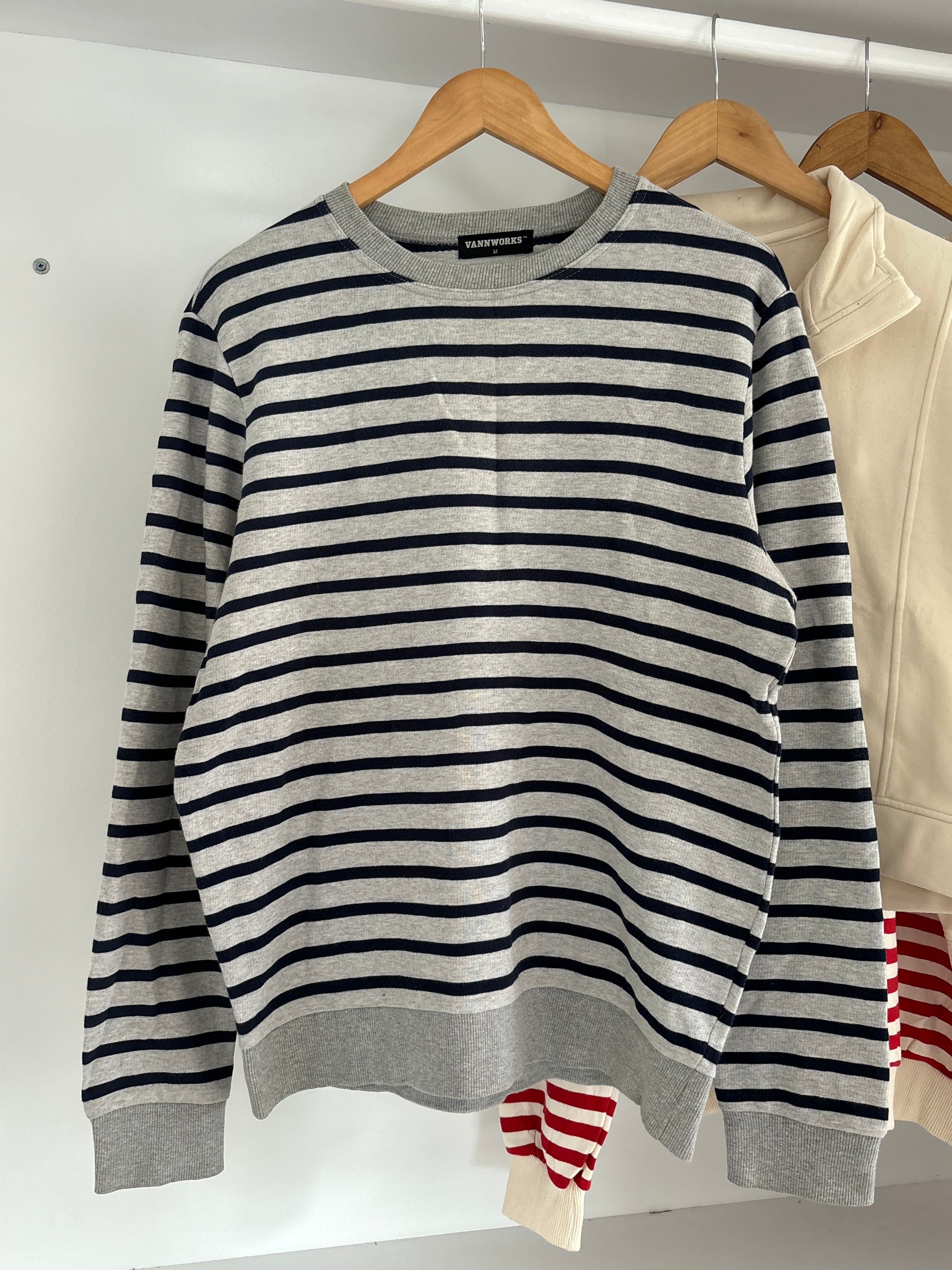 Striped Sweatshirt.