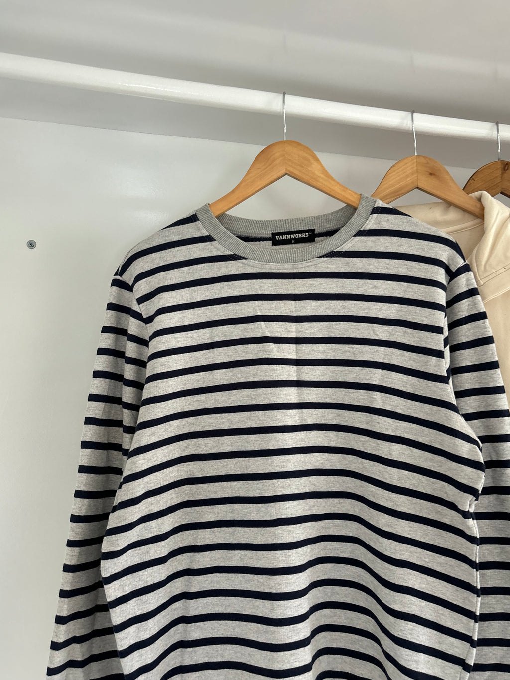 Striped Sweatshirt.