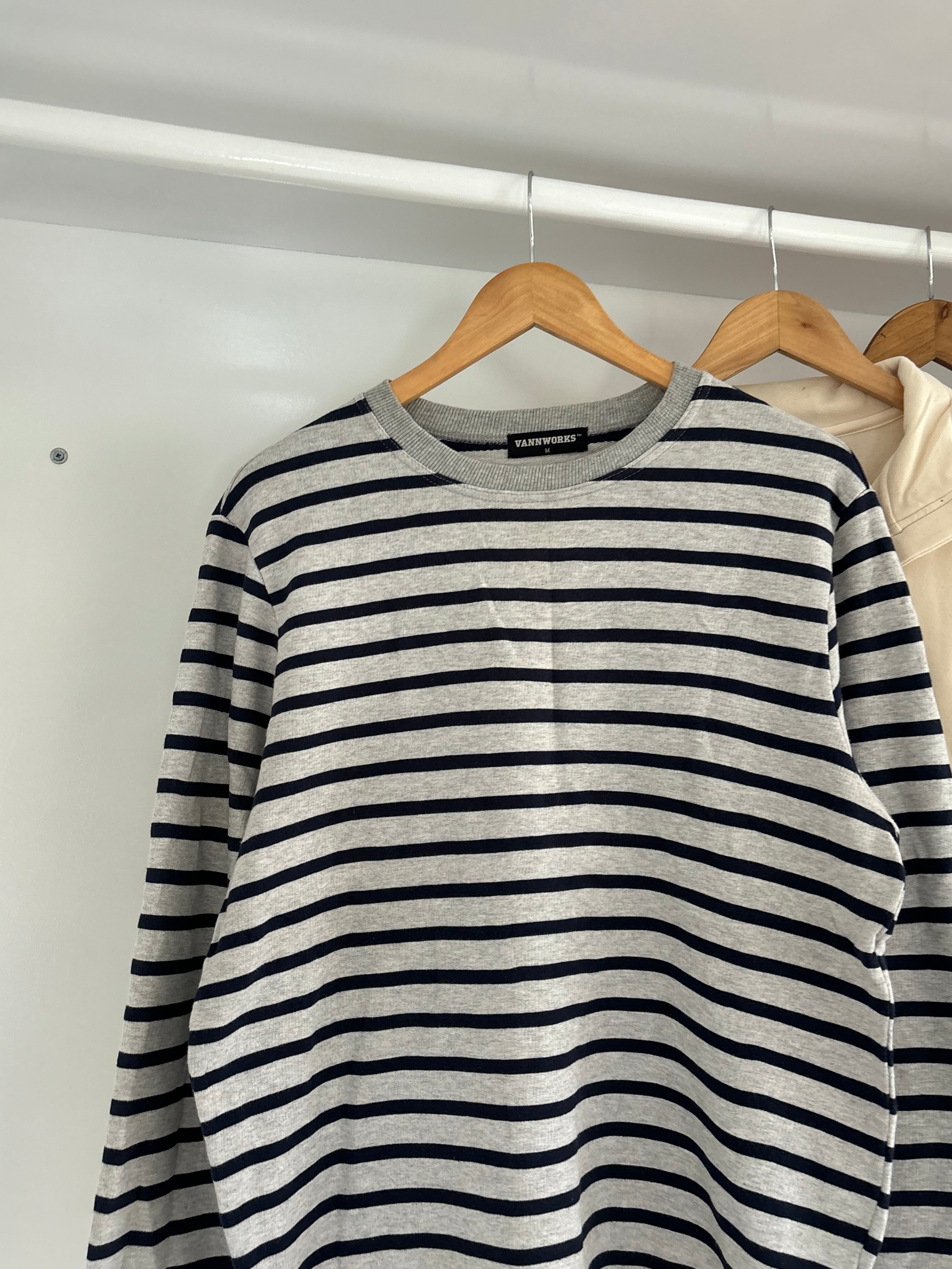 Striped Sweatshirt.