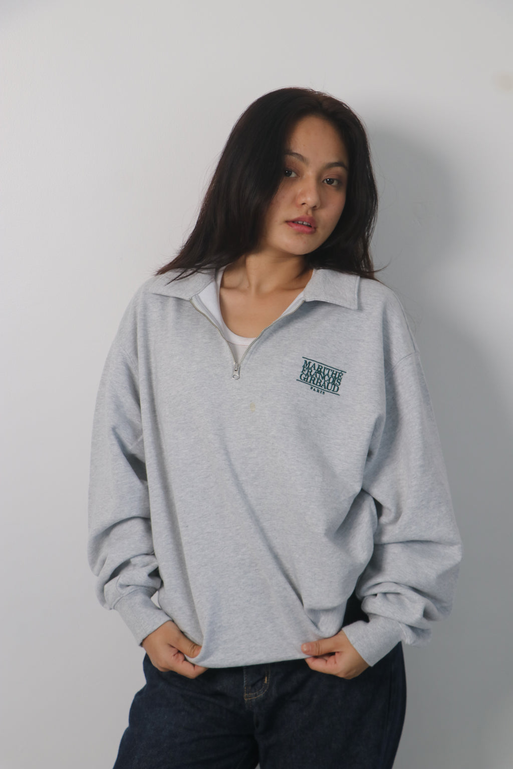 Half zippersweatshirt