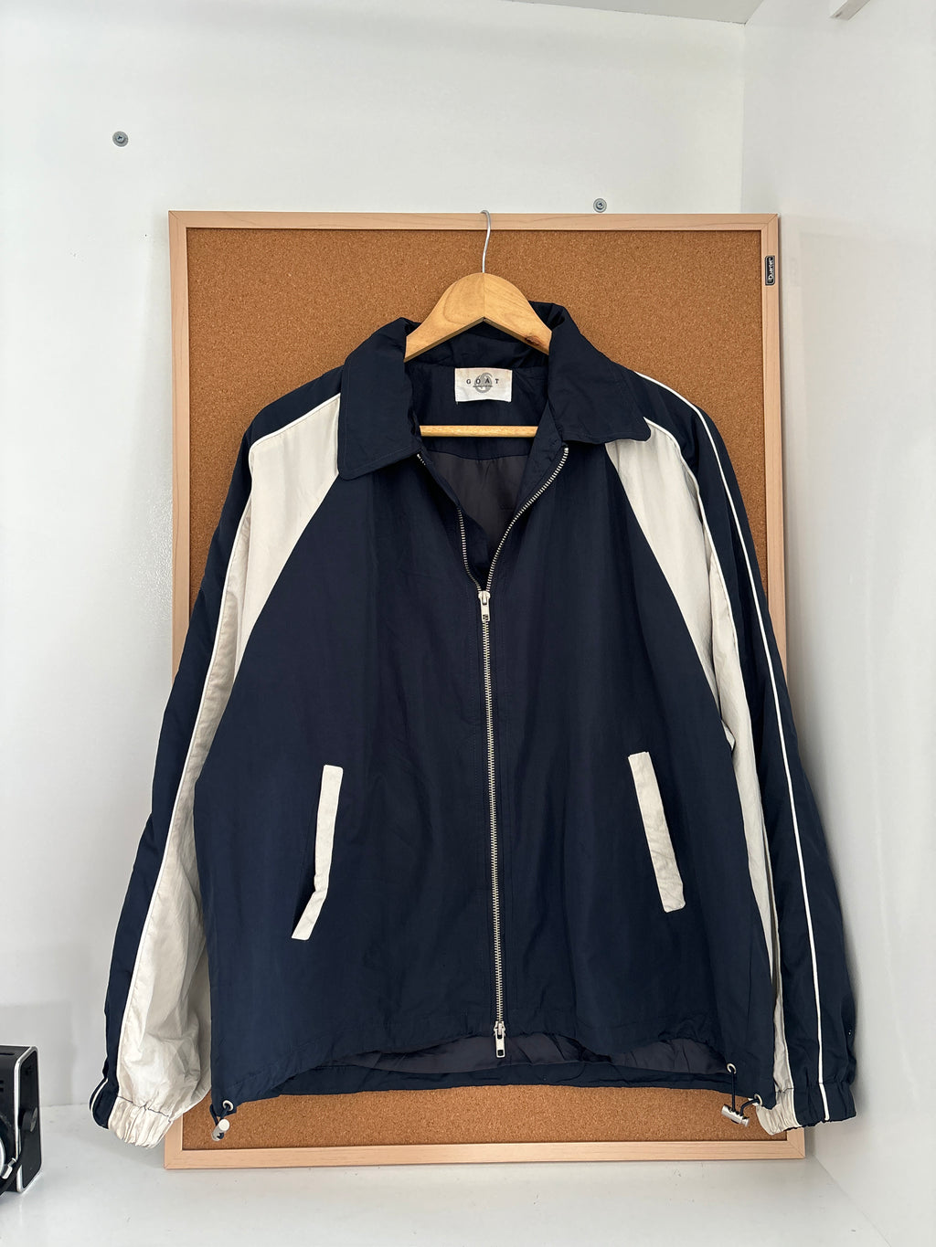 Vintage-Inspired Zip-Up Windbreaker