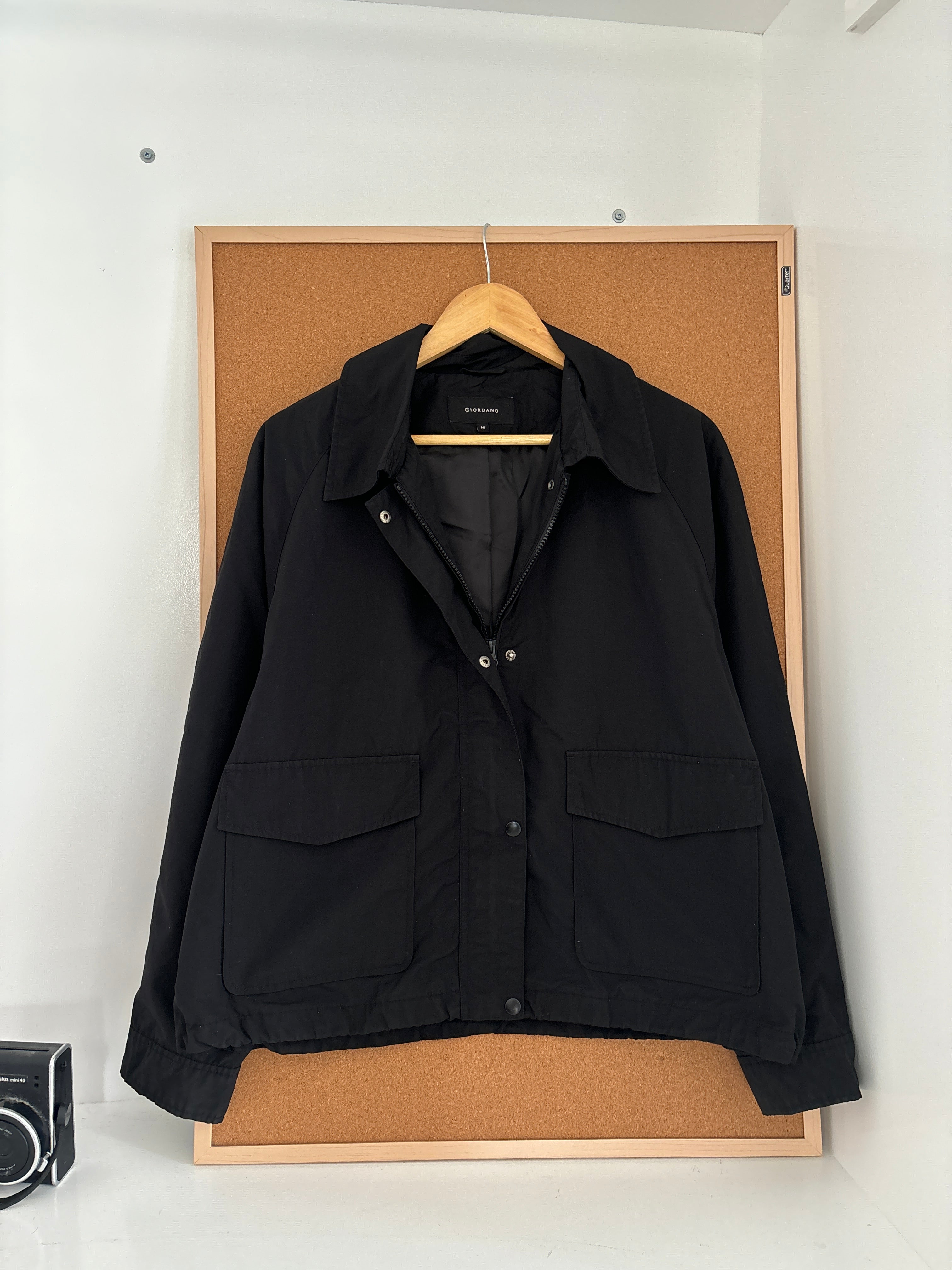 Black lightweight jacket