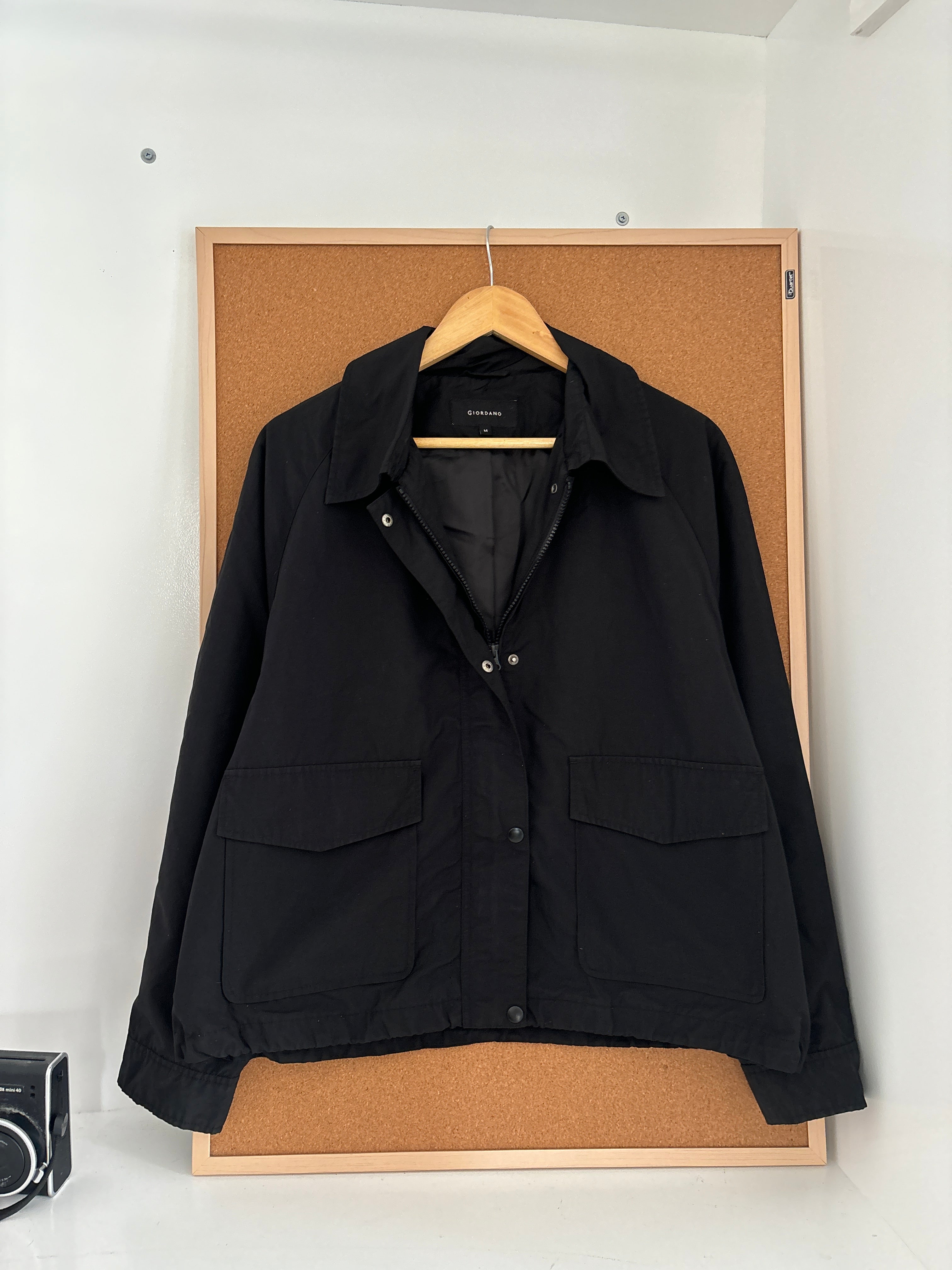 Black lightweight jacket