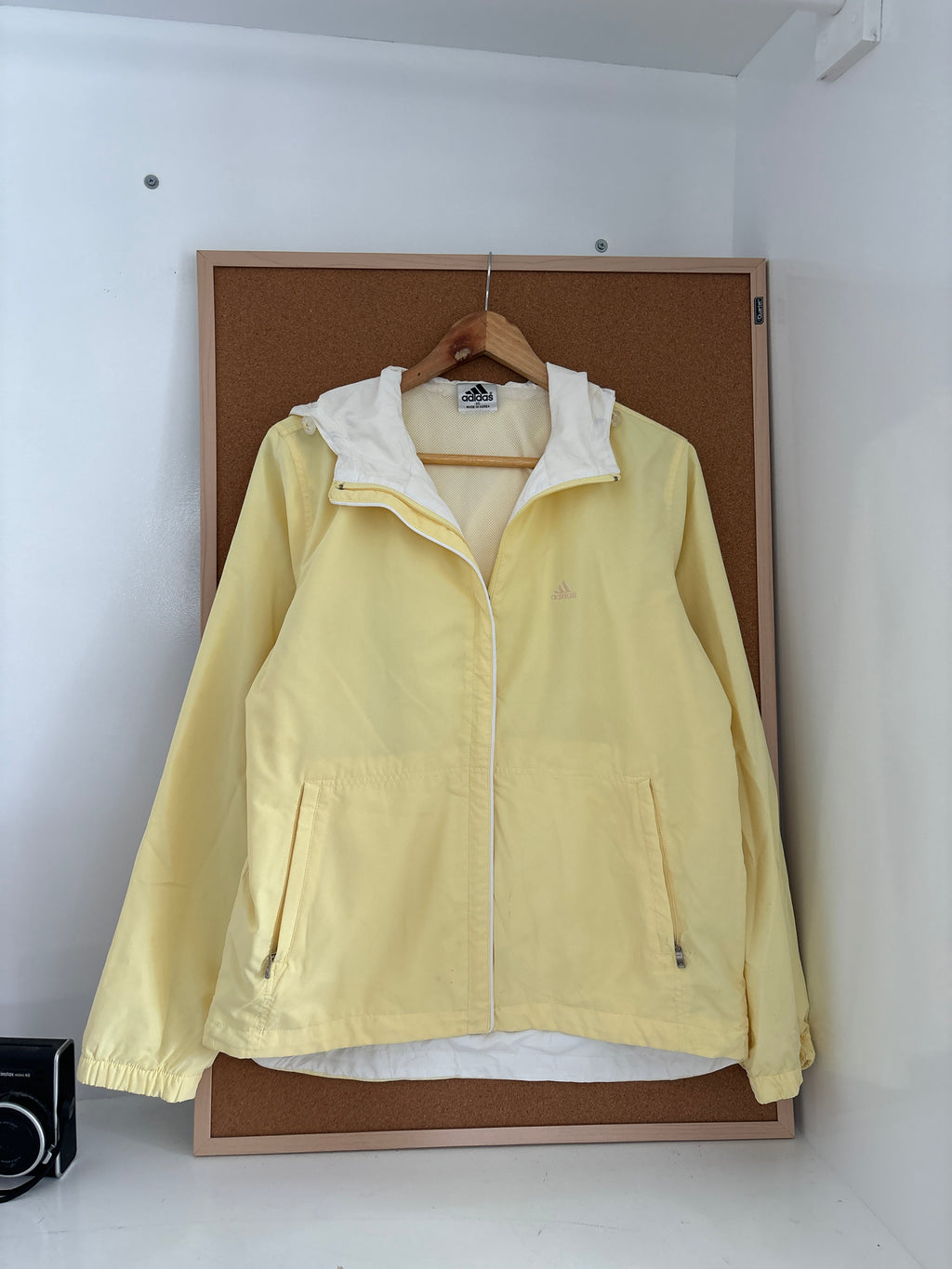 Adidas lightweight hooded jacket