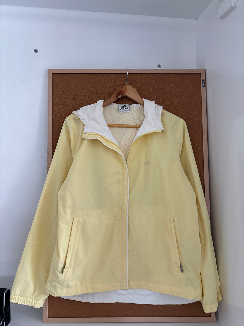 Adidas lightweight hooded jacket