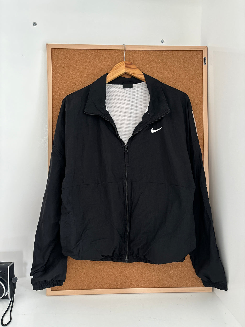Black Nike lightweight jacket