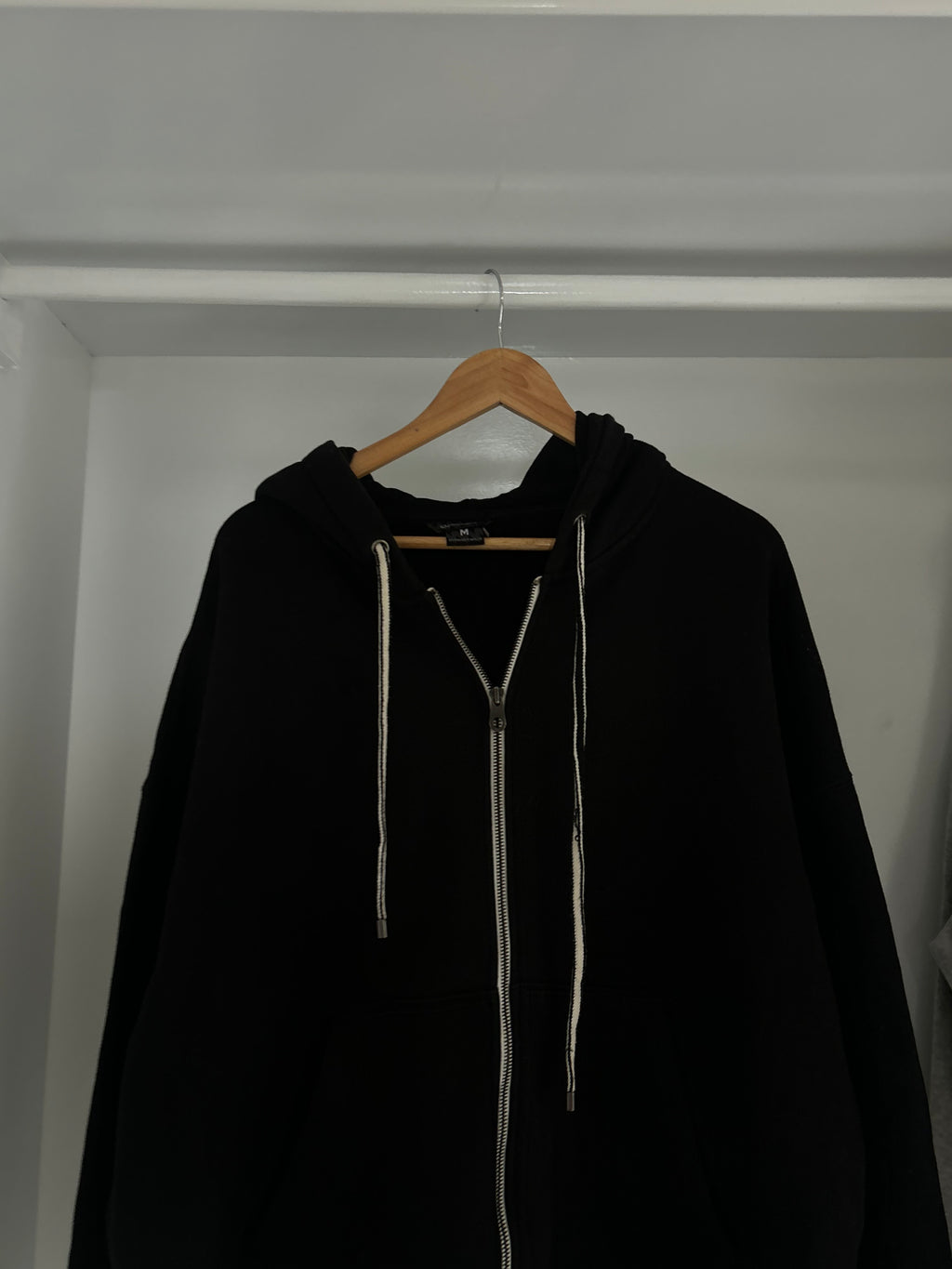 Black Oversized Hoodie.