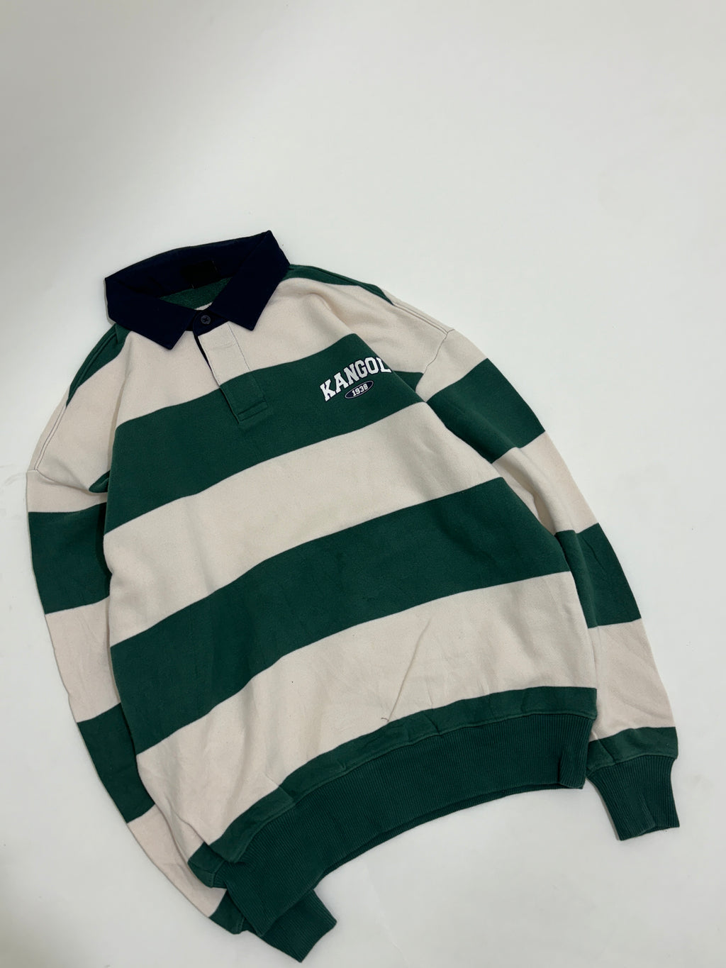 Half button sweatshirt