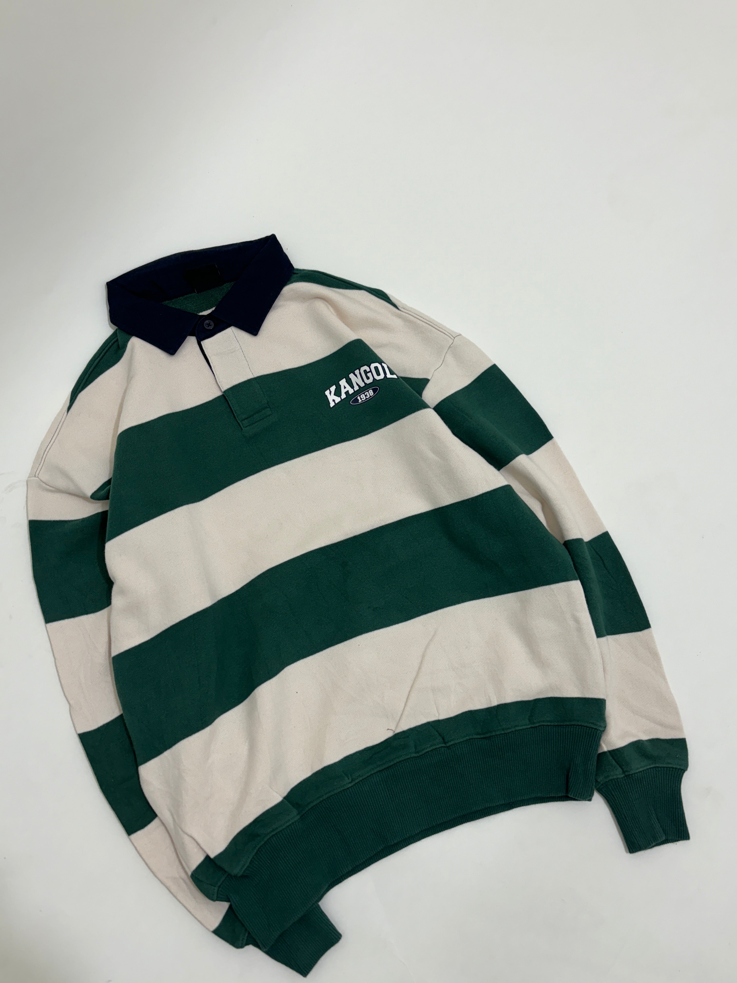 Half button sweatshirt