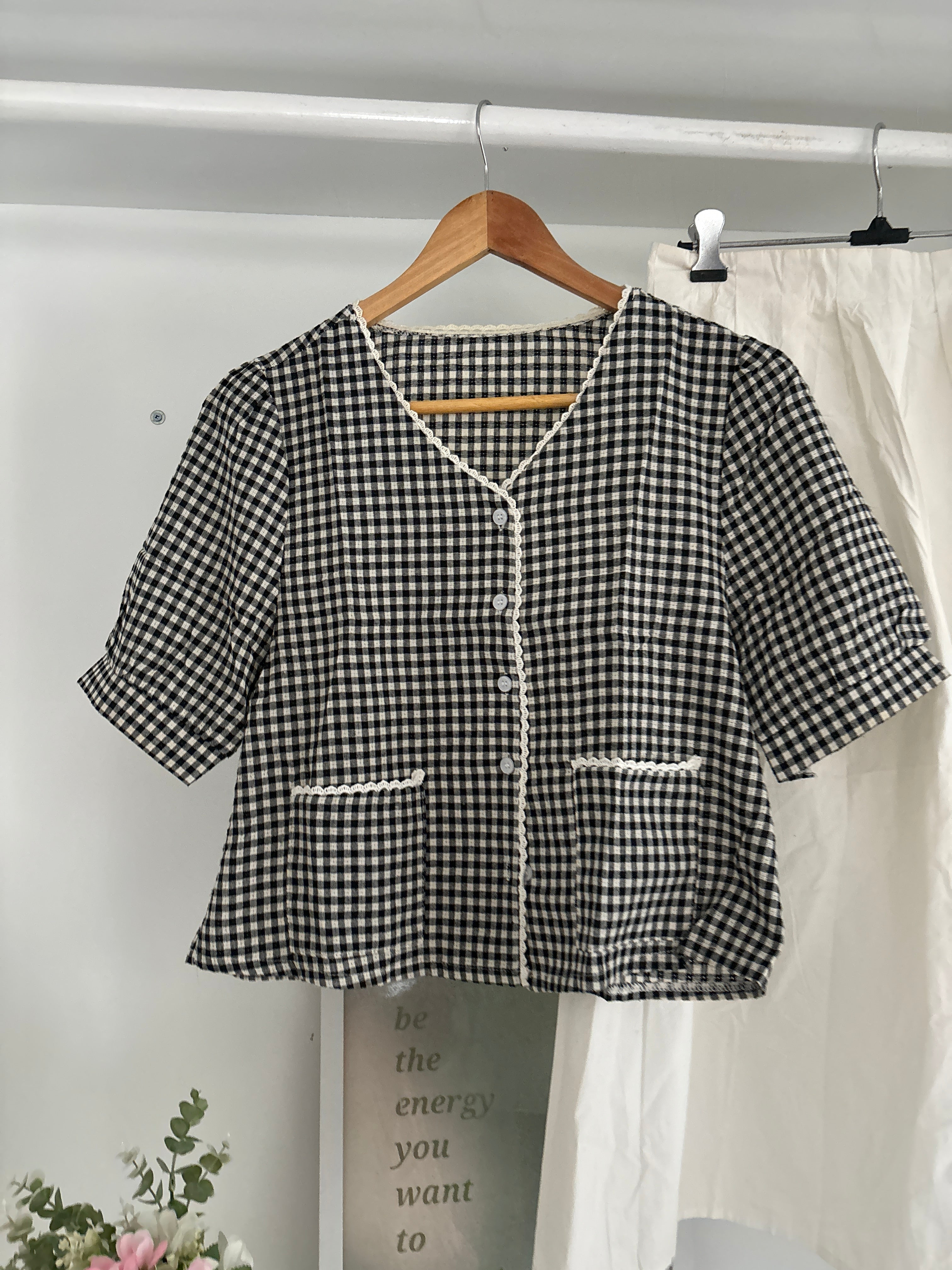 Gingham top