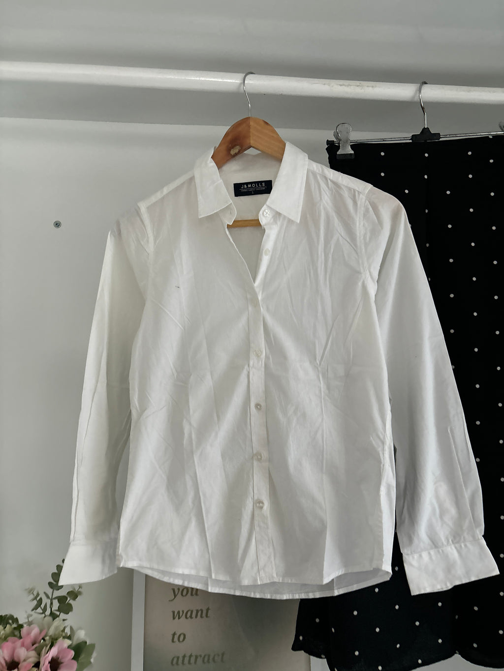 White cotton shirt