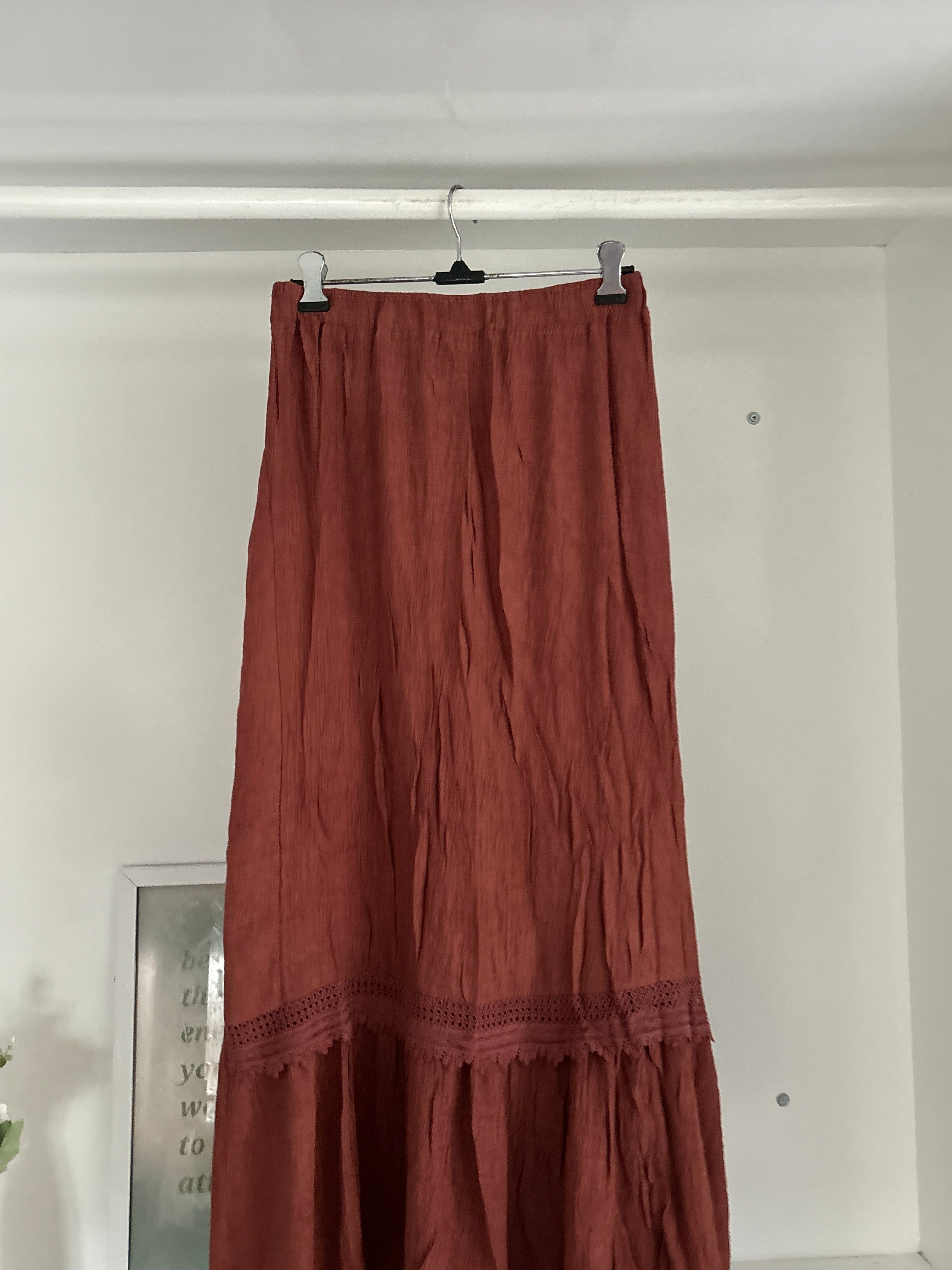 Long cotton skirt