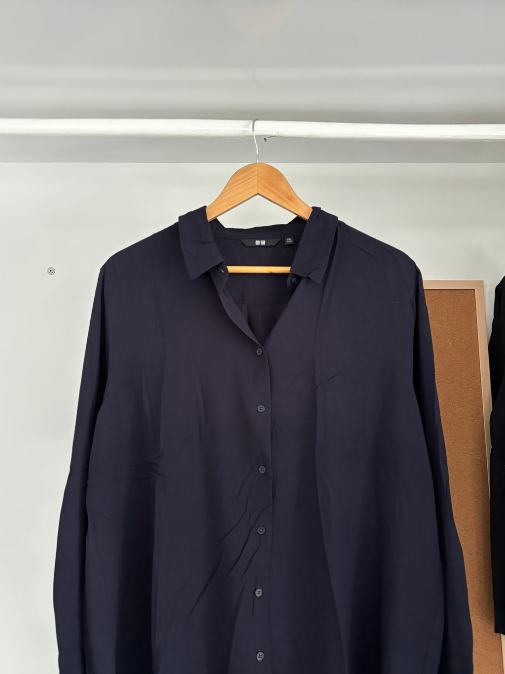 Blue Uniqlo shirt