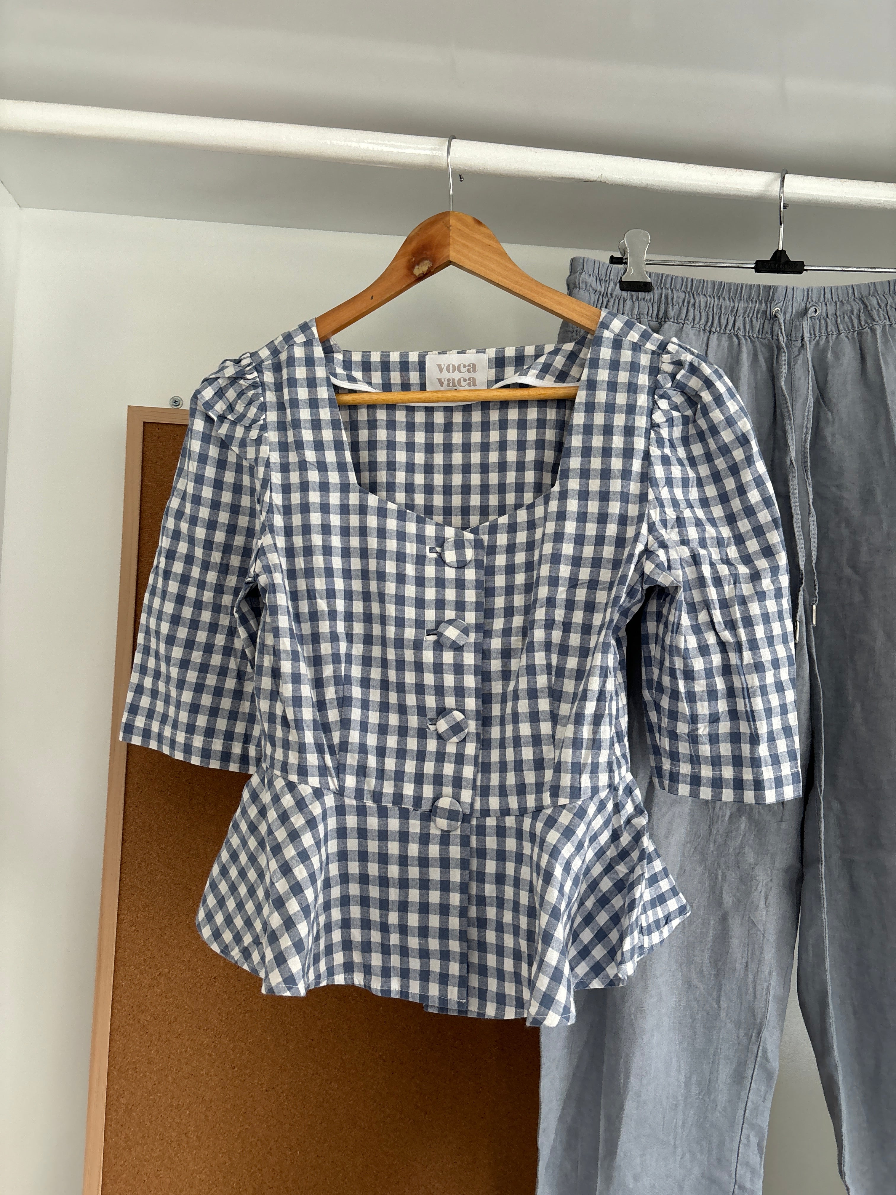 Gingham top