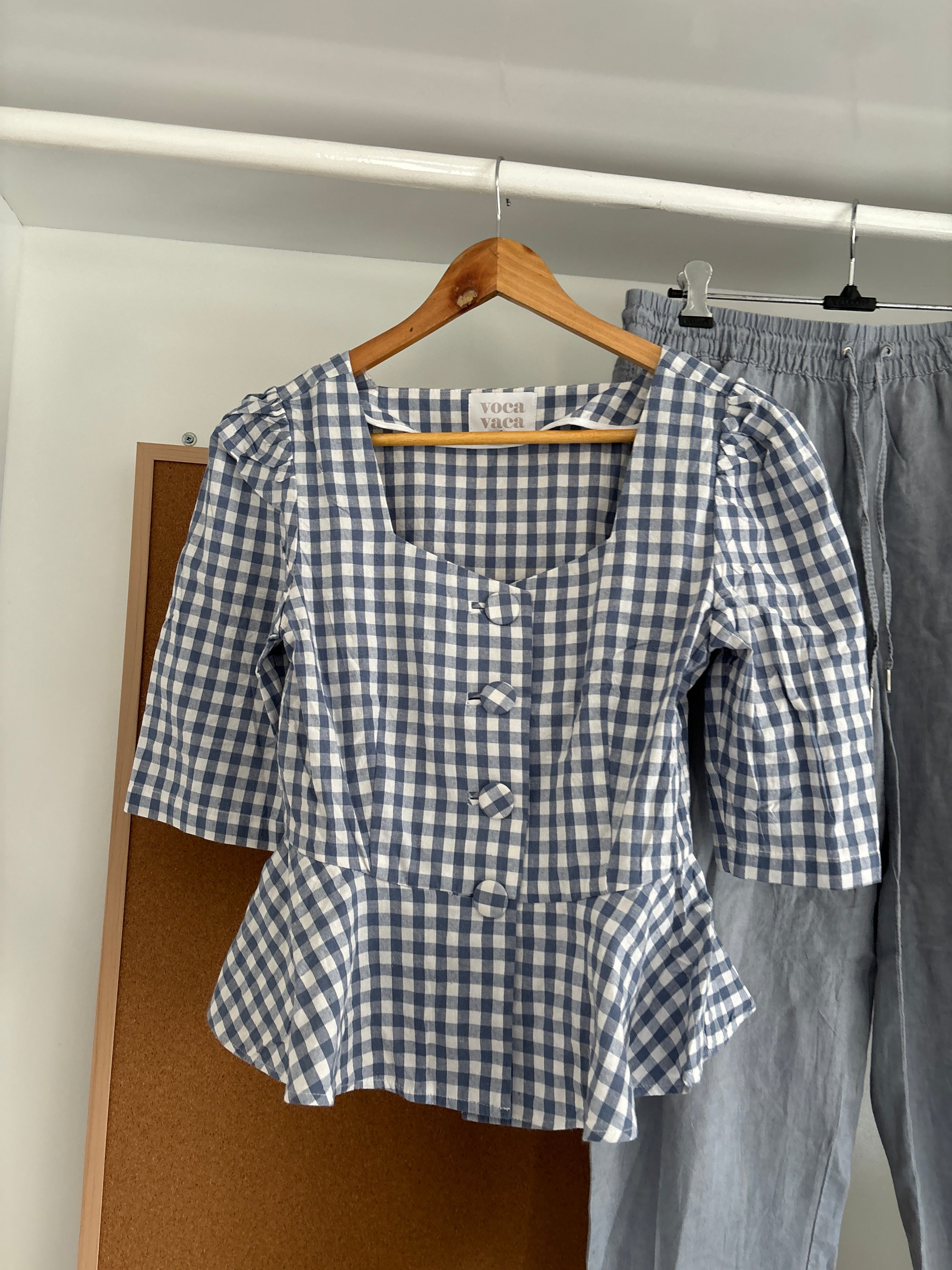 Gingham top