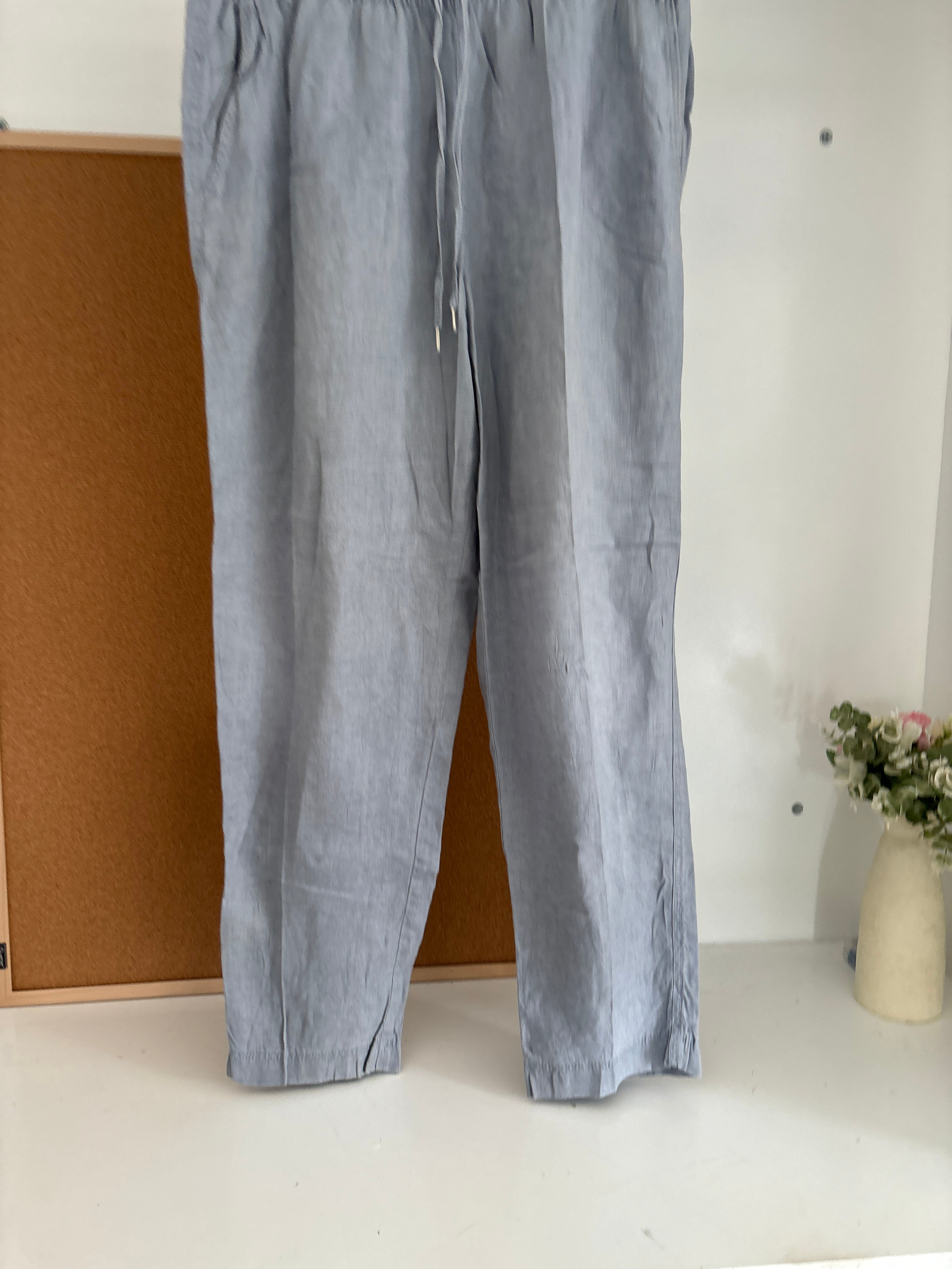 Linen trouser(blue)