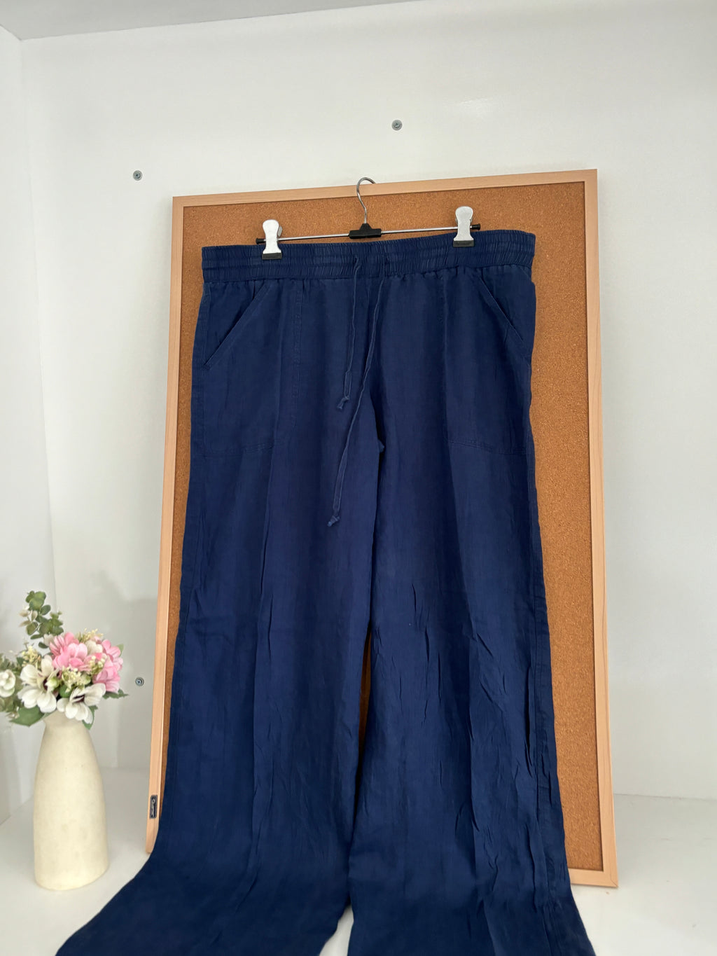 Blue Linen trousers