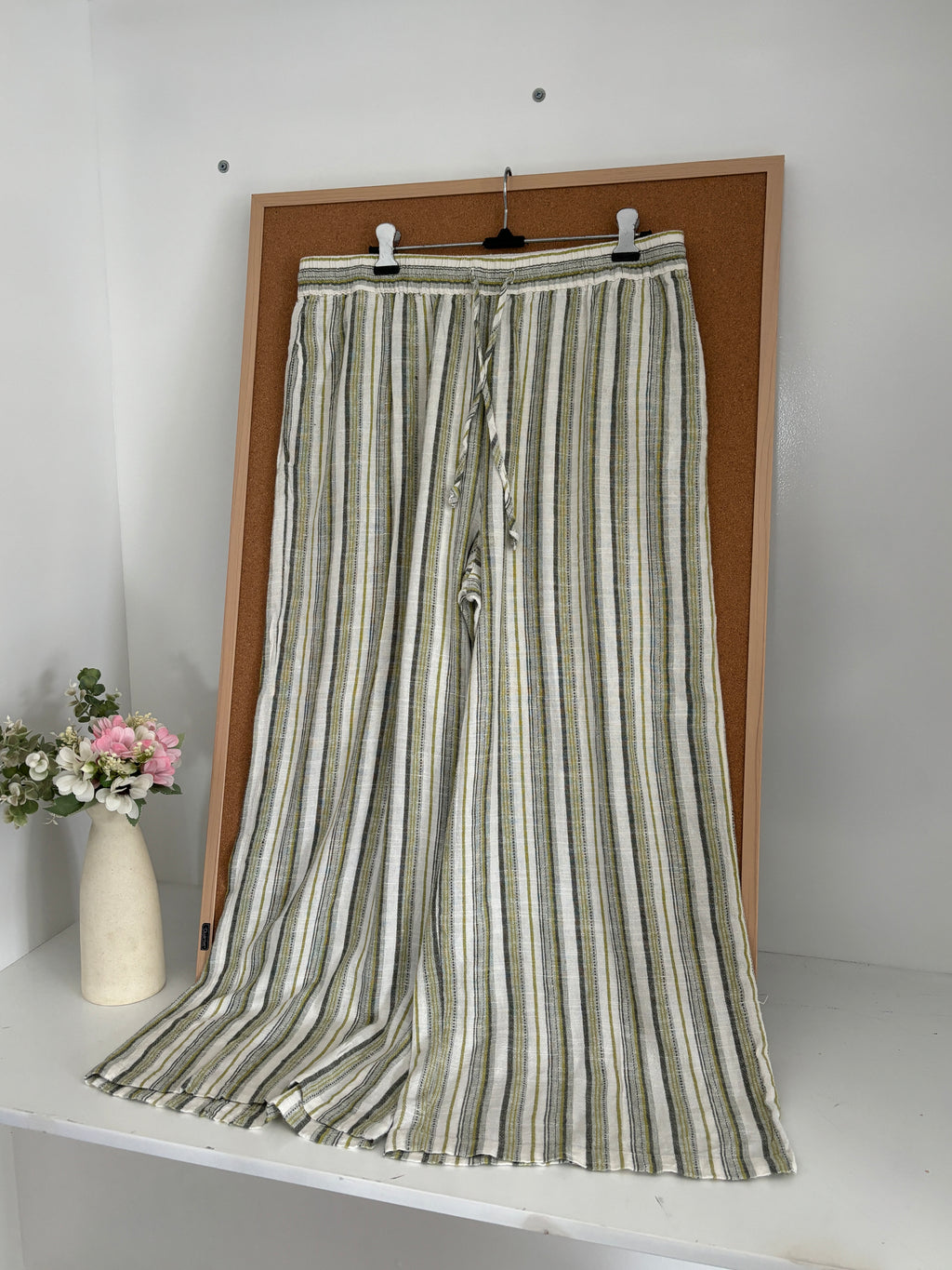 Striped Linen trouser
