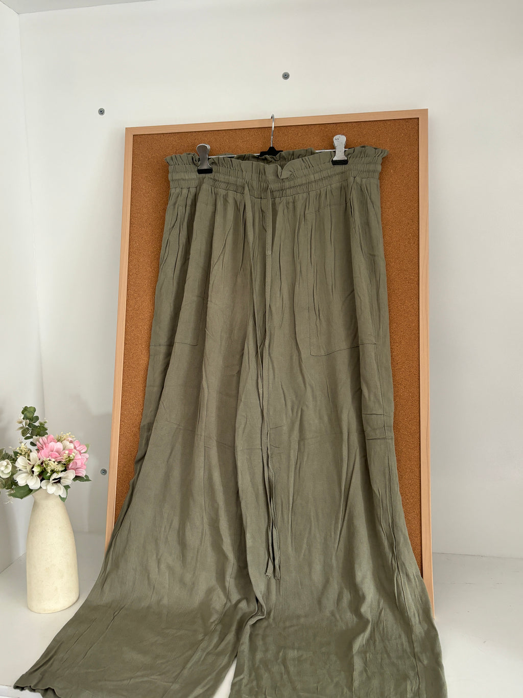 Green Linen trousers
