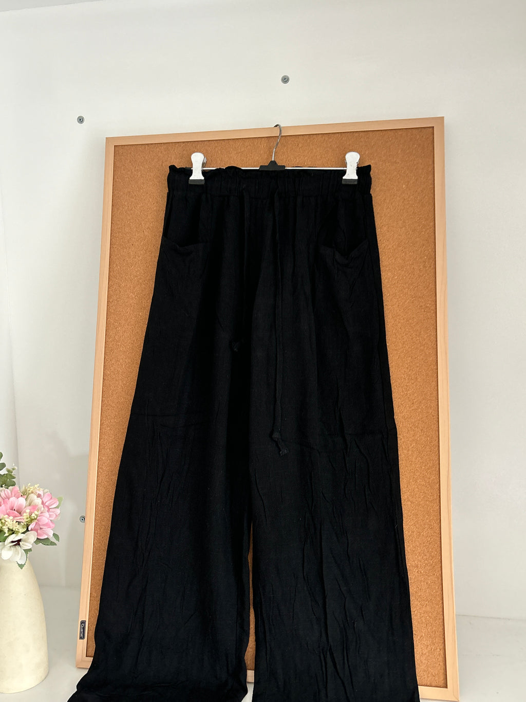 Black Linen trouser
