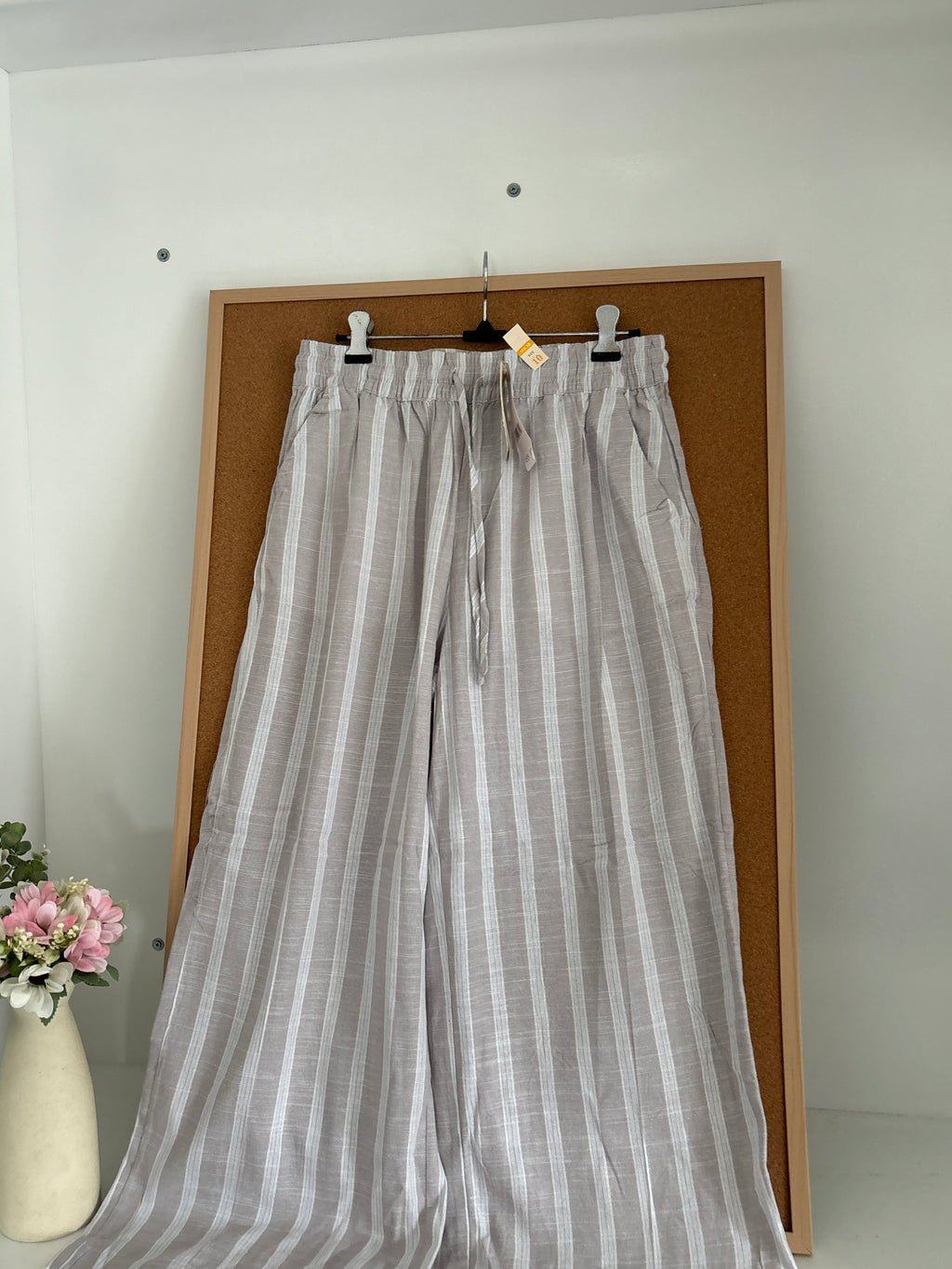 Striped Linen trousers
