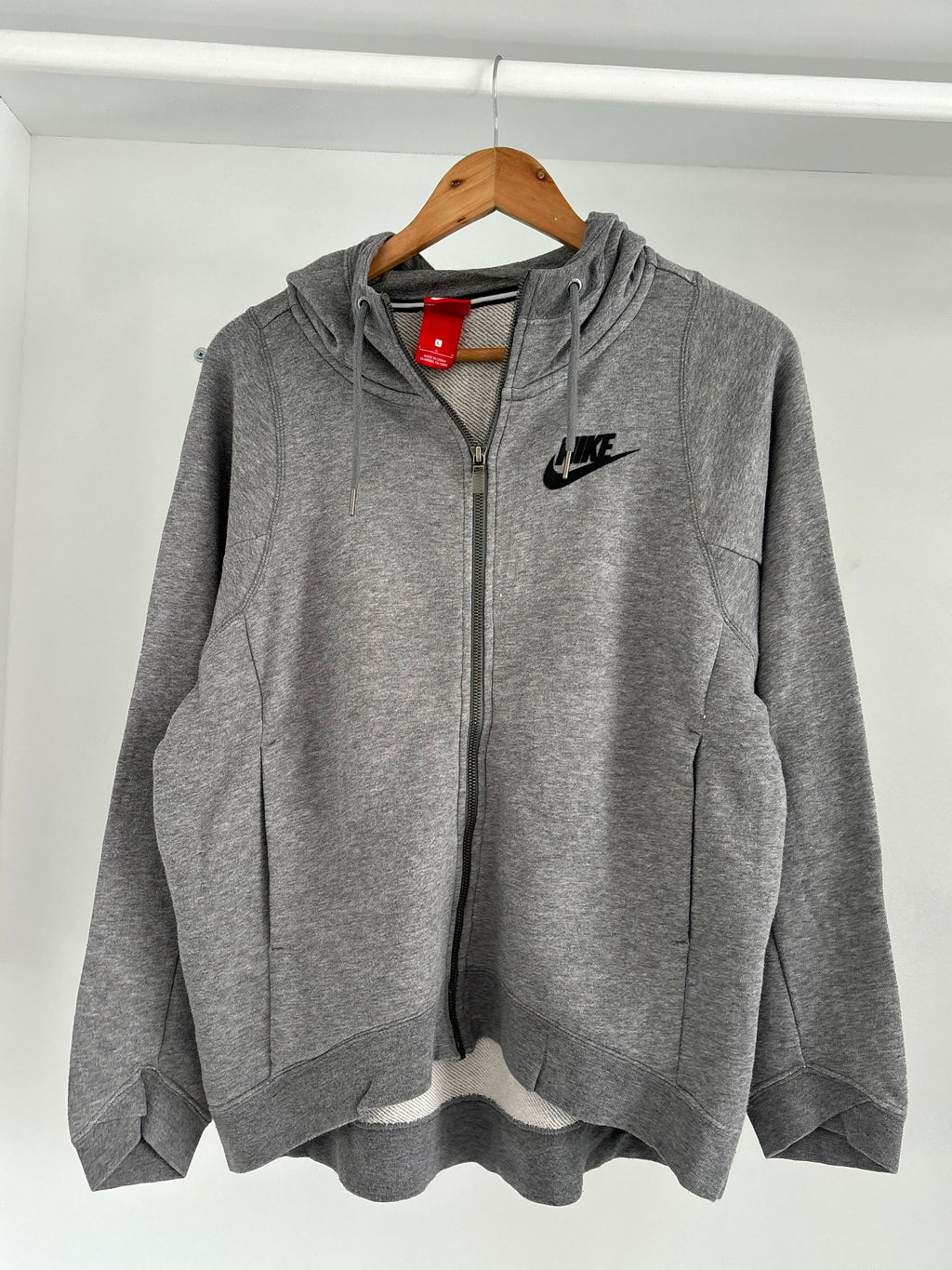 Nike zipper hoodie.