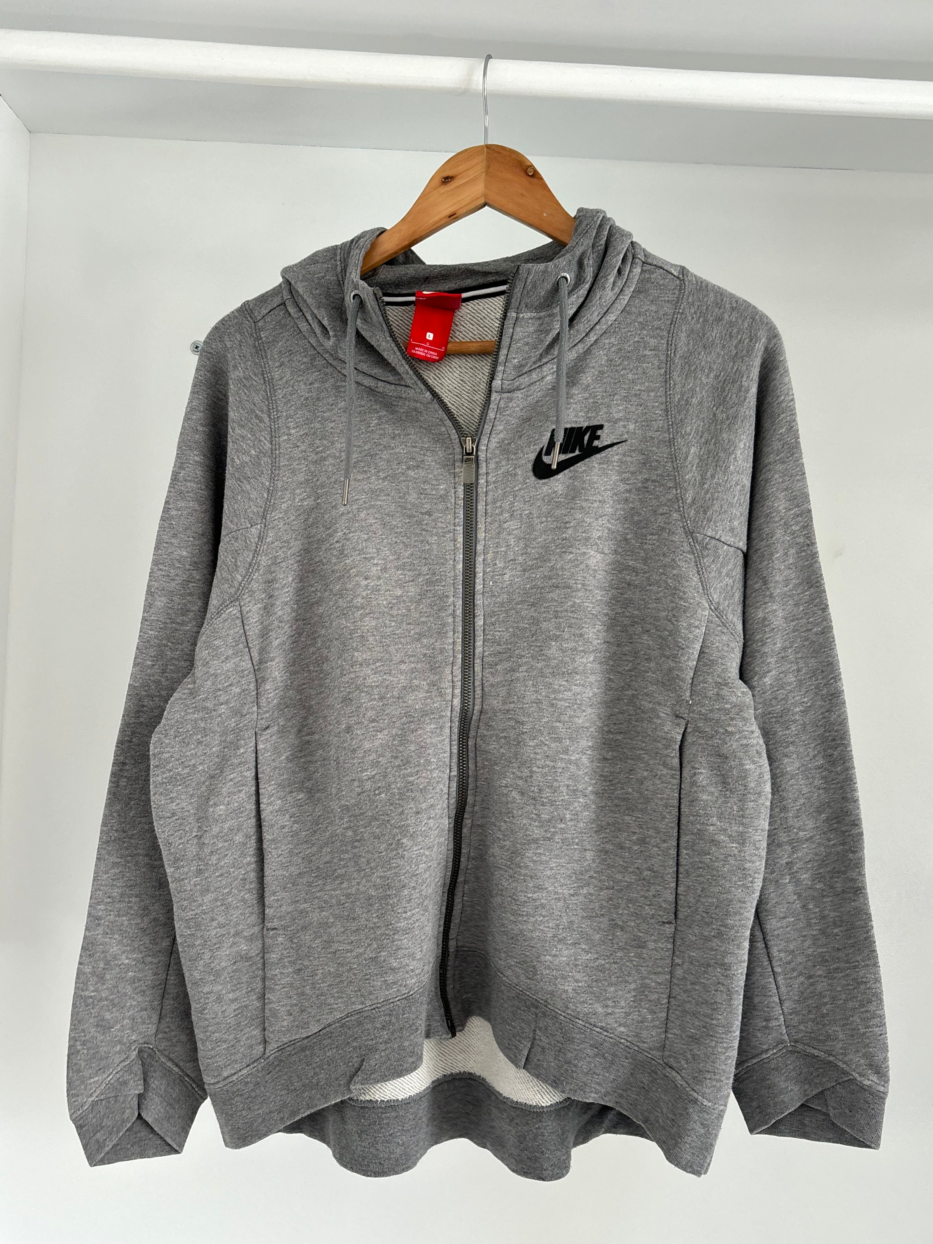 Nike zipper hoodie.