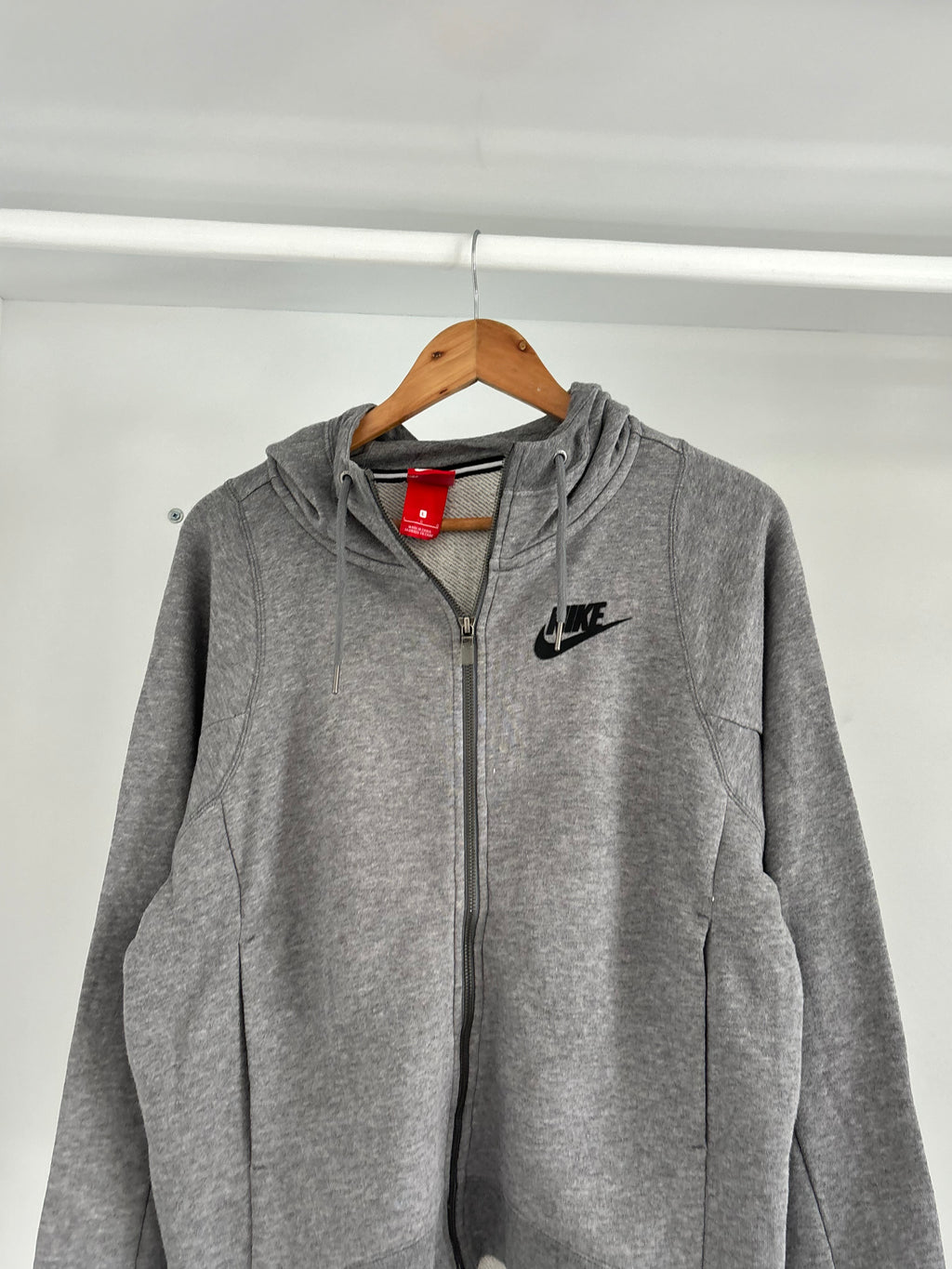 Nike zipper hoodie.