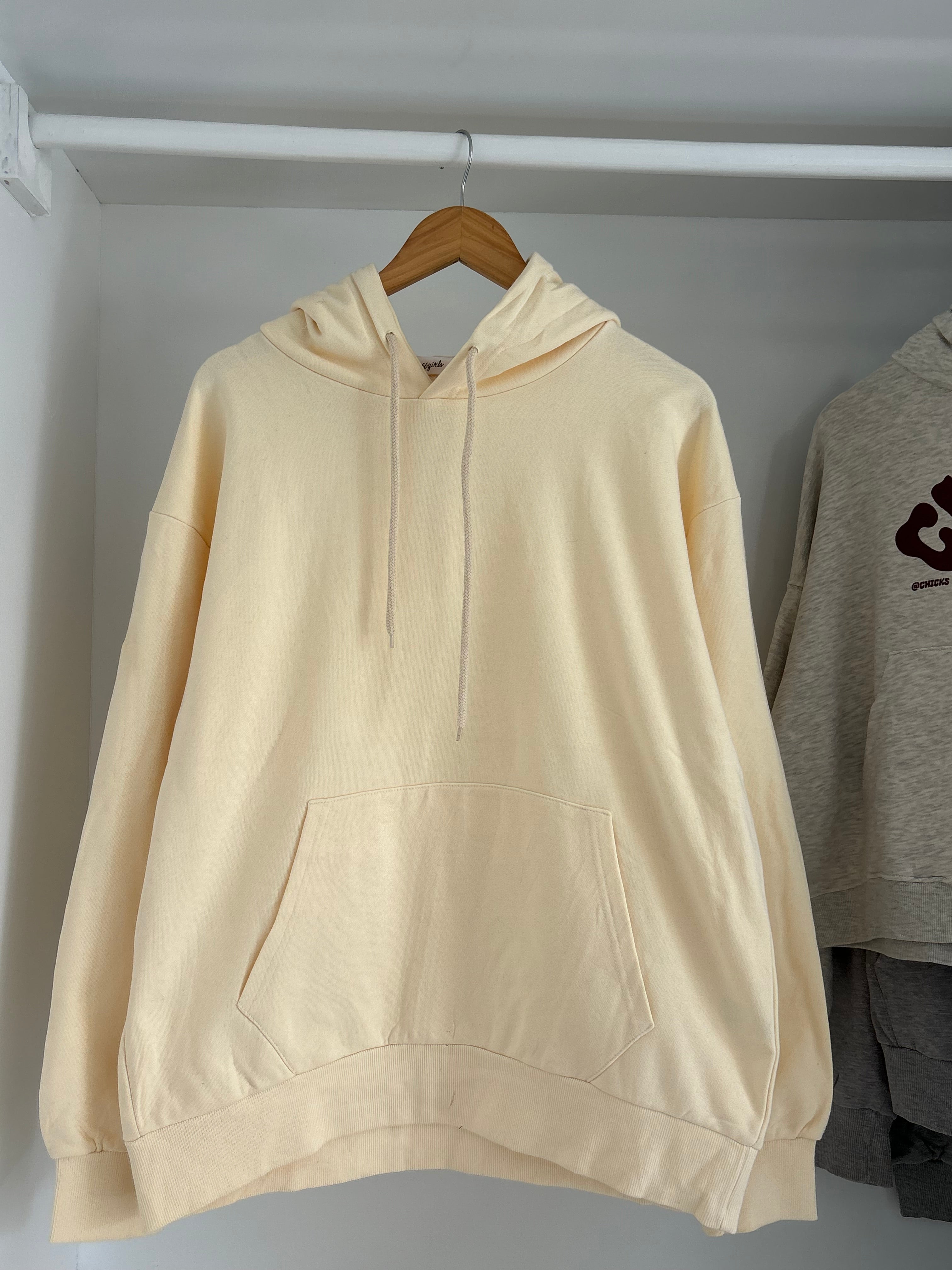 Butter yellow hoodie