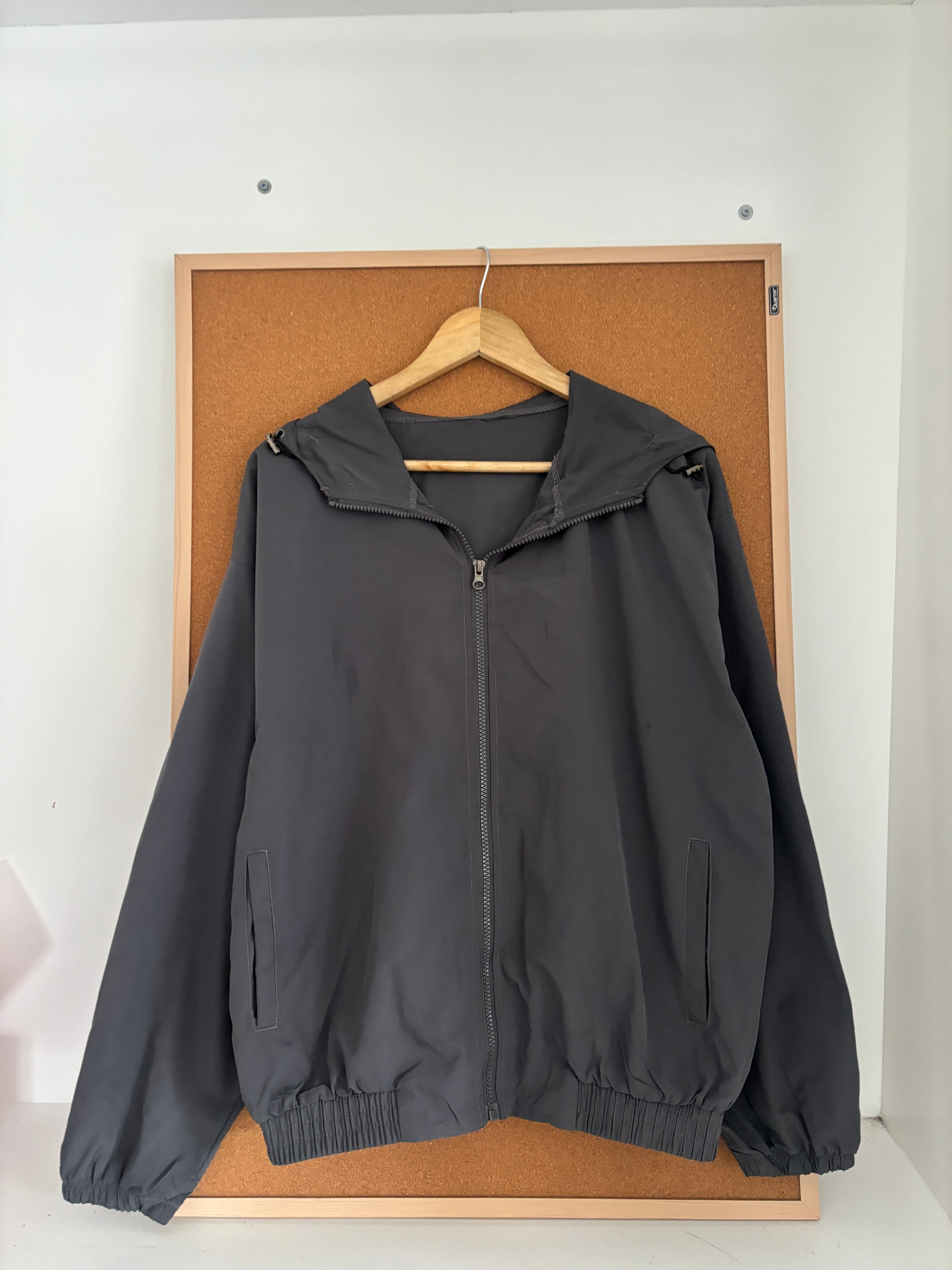 Grey Windbreaker