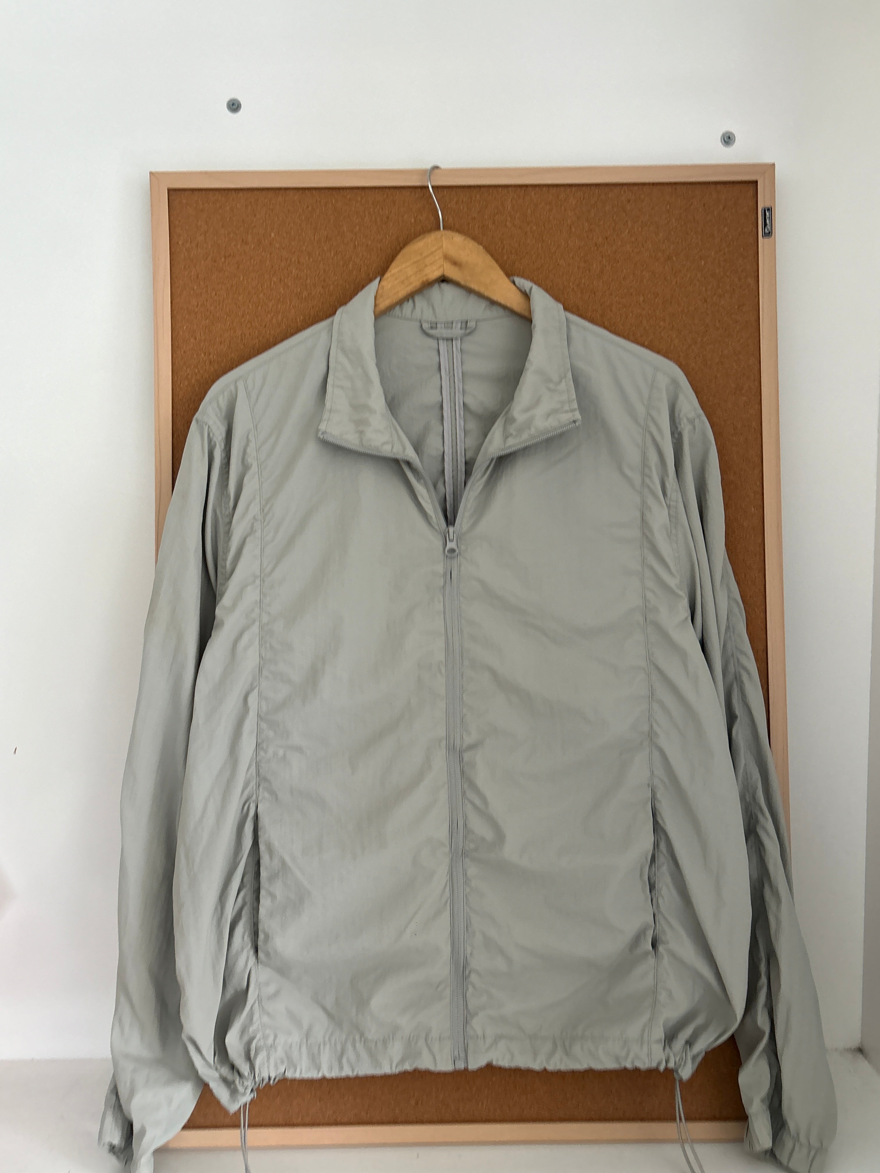 Grey Windbreaker