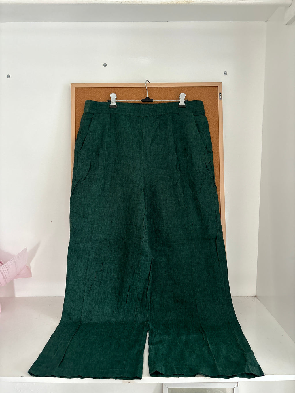 Green linen