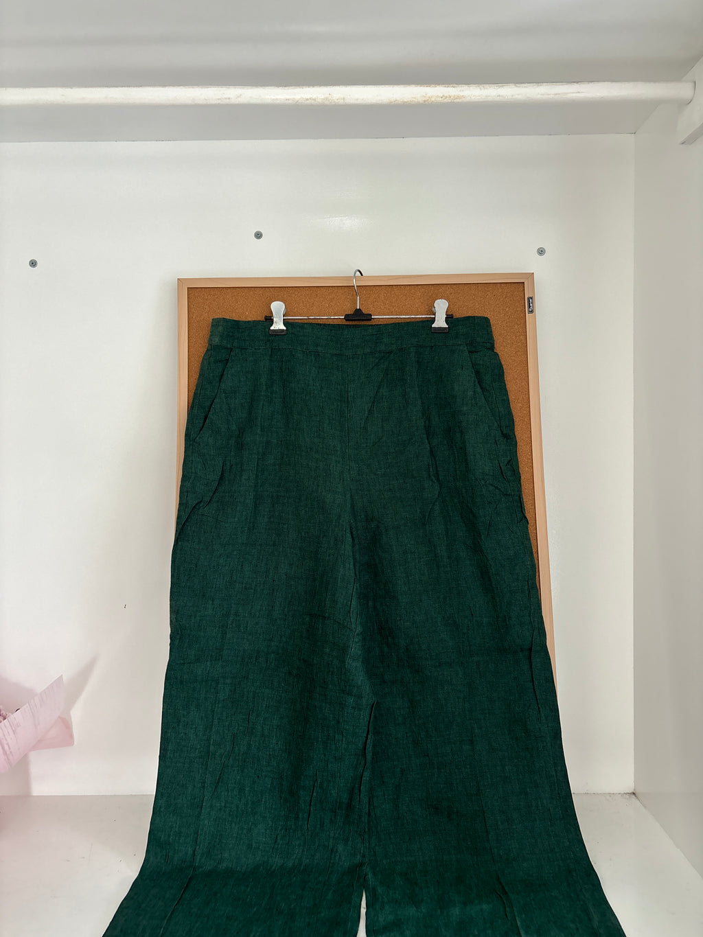Green linen