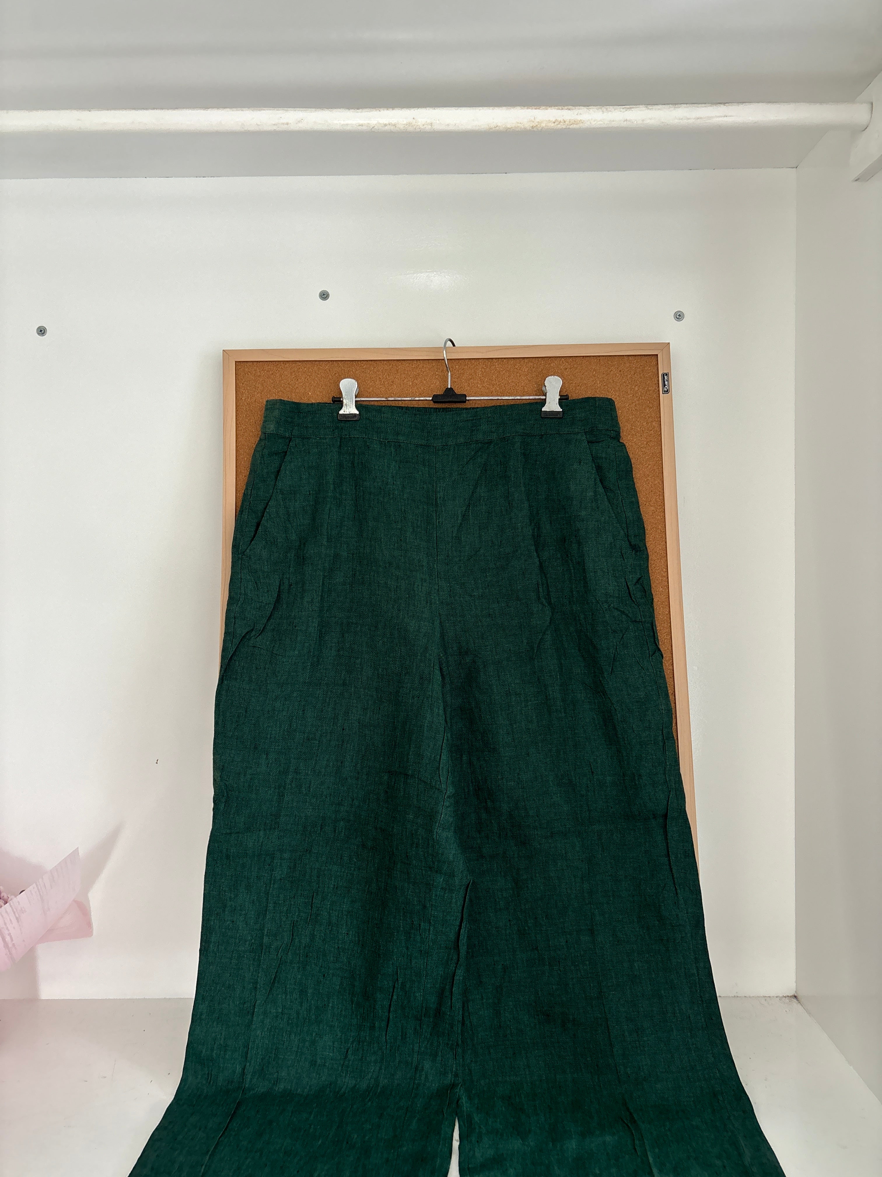 Green linen