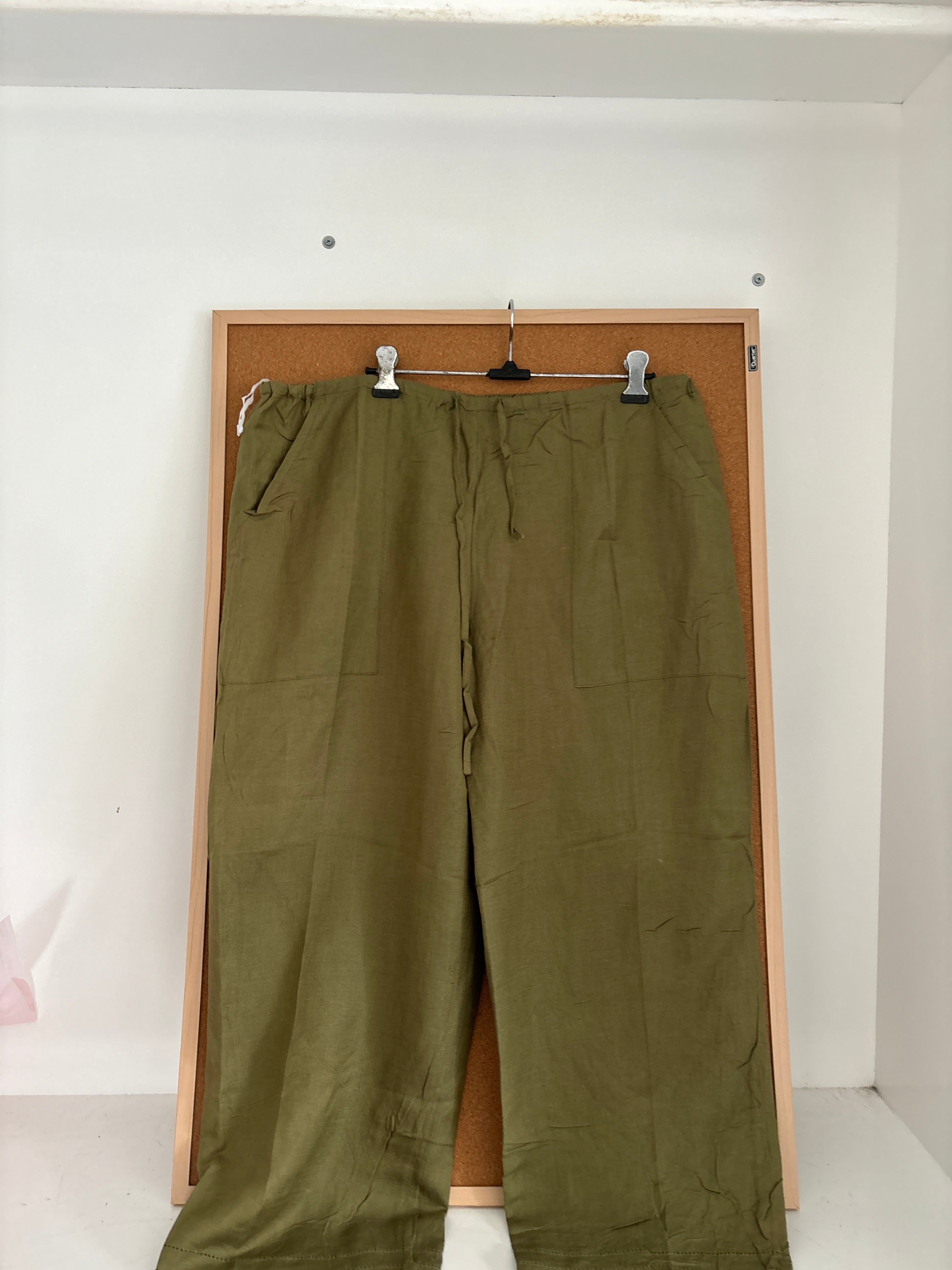 Green linen