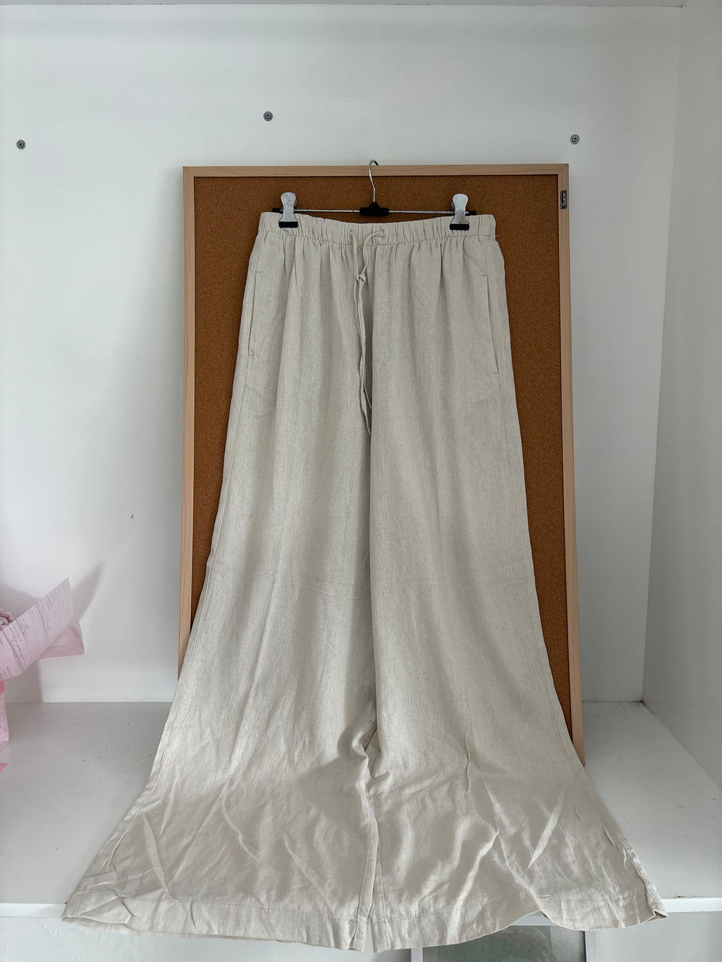 Beige linen