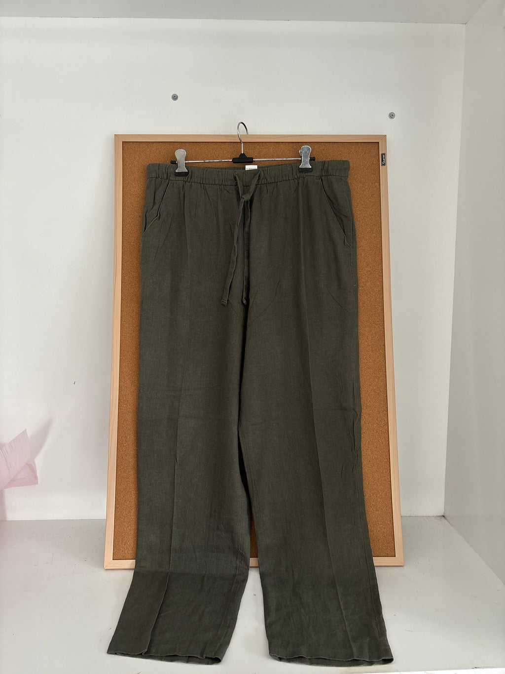 Green linen