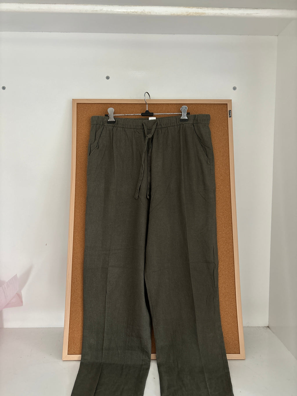 Green linen